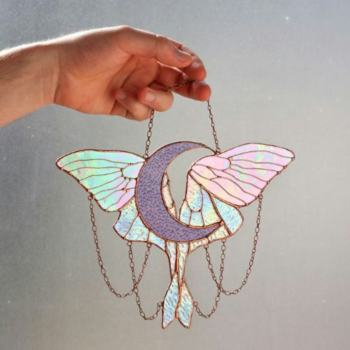 Butterfly Stained Glass Suncatcher fairycore home decor