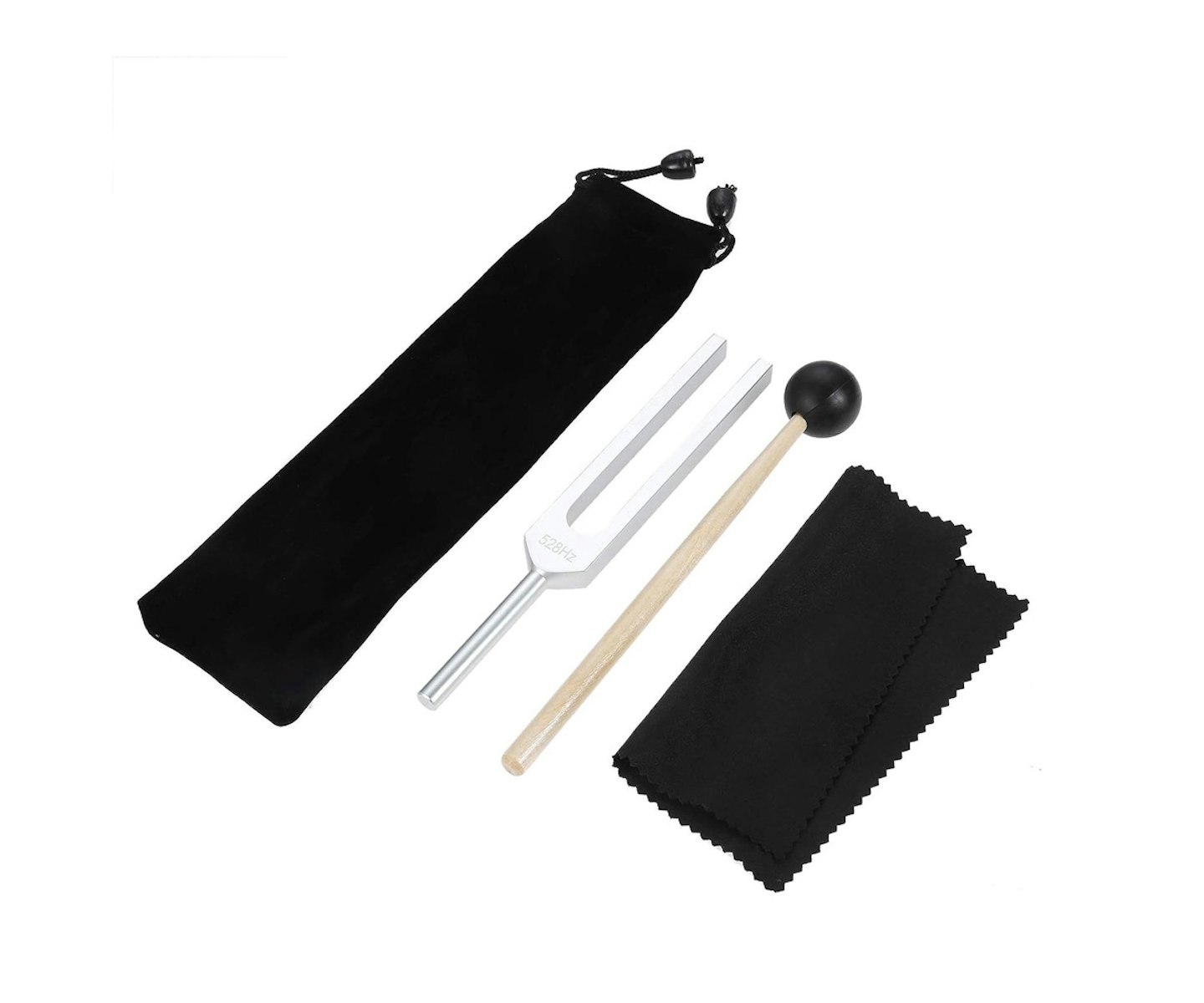 Dreld 528 Hz Tuning Fork with Silicone Hammer and Bag