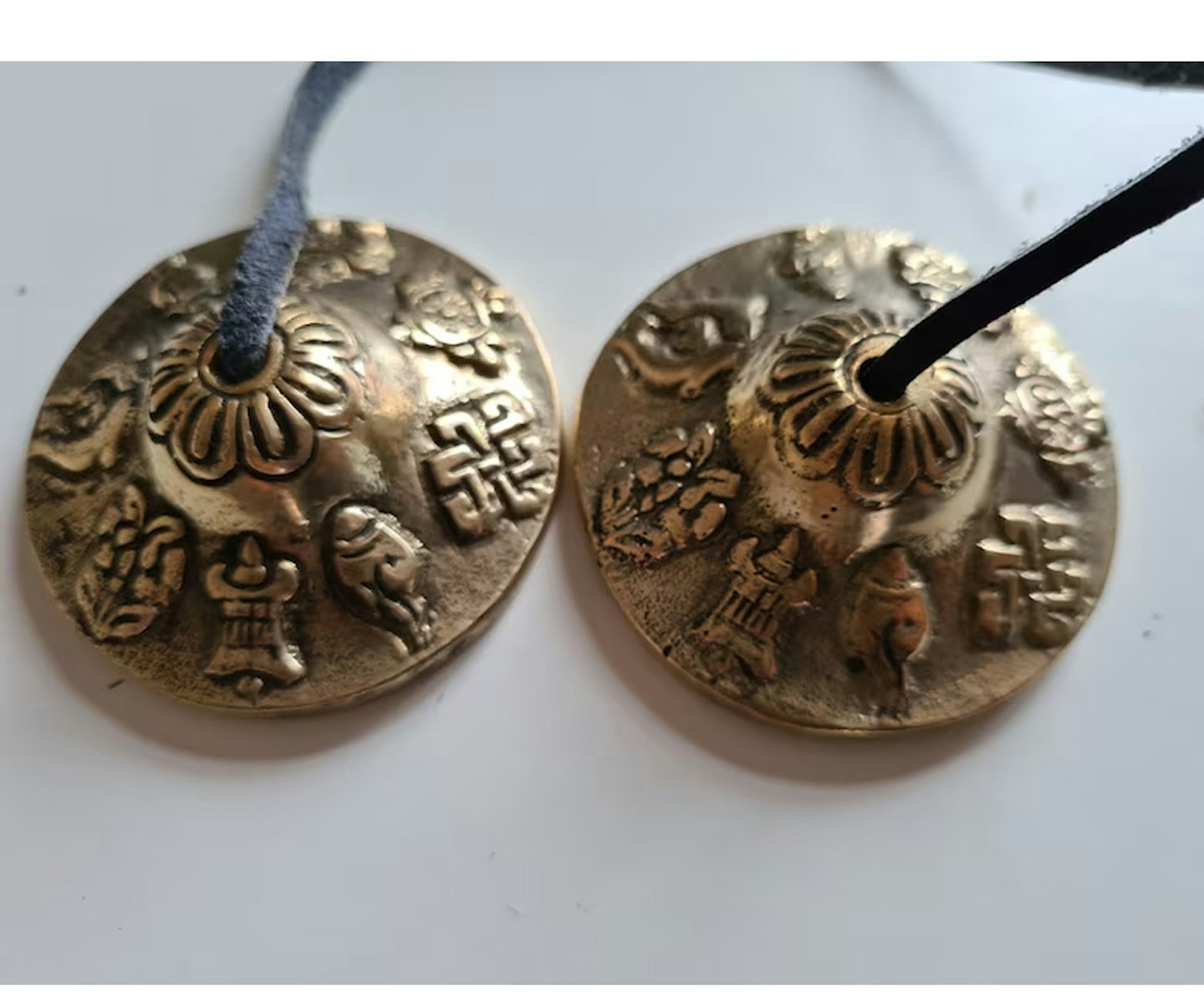 Handmade Tibetan Buddhist Tingsha Bells Super Sound Healing tools