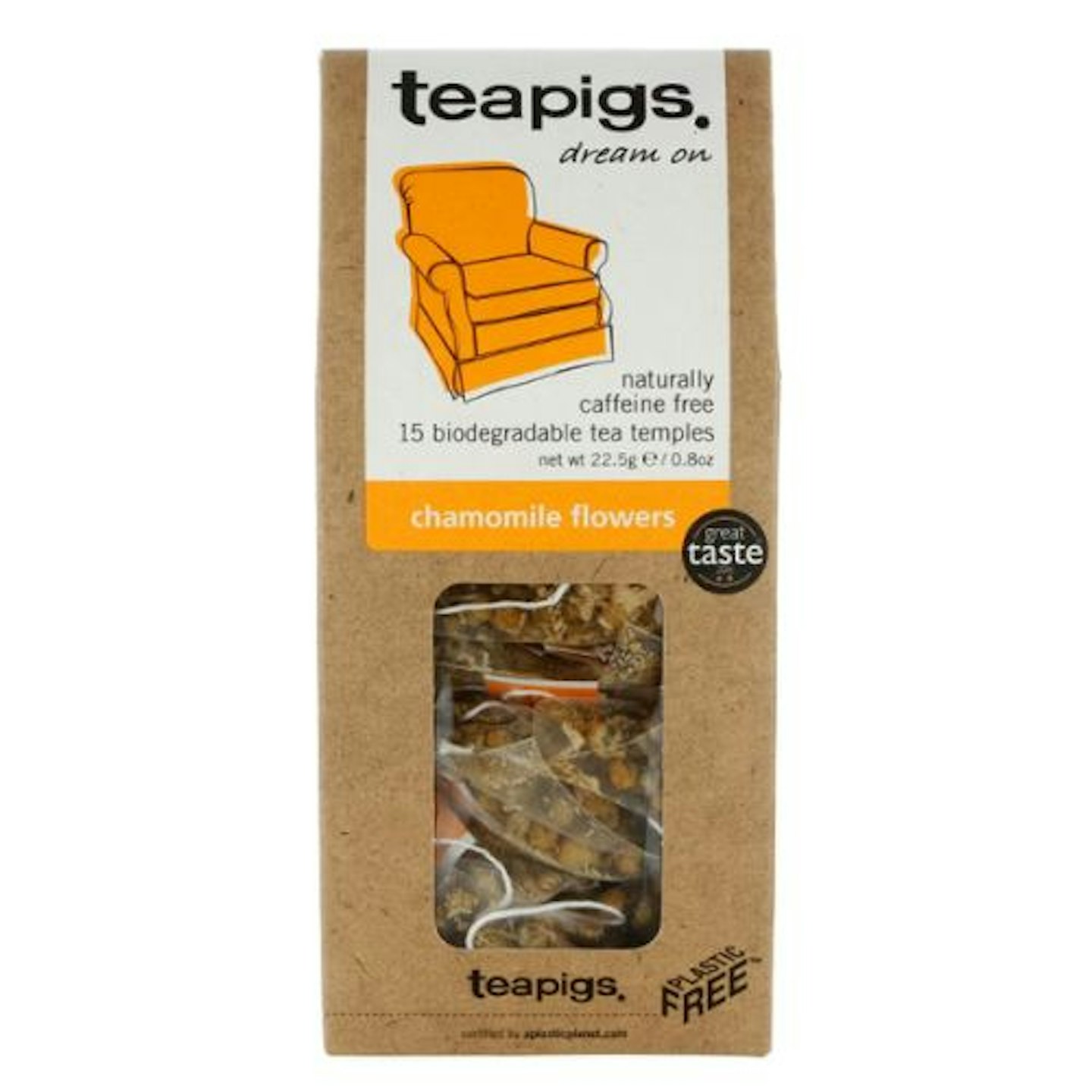 Teapigs Chamomile Flowers Tea 15 Temples