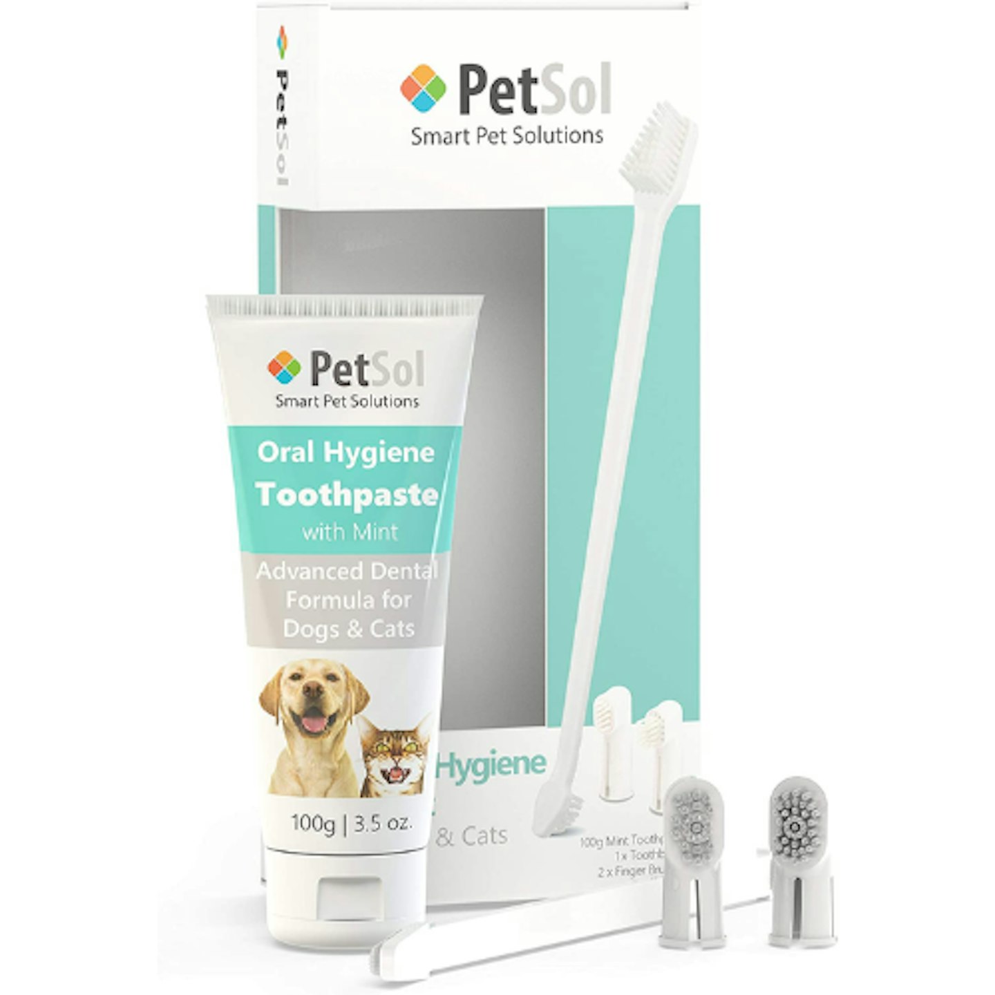  PetSol Dental Care Kit for Dogs & Cats