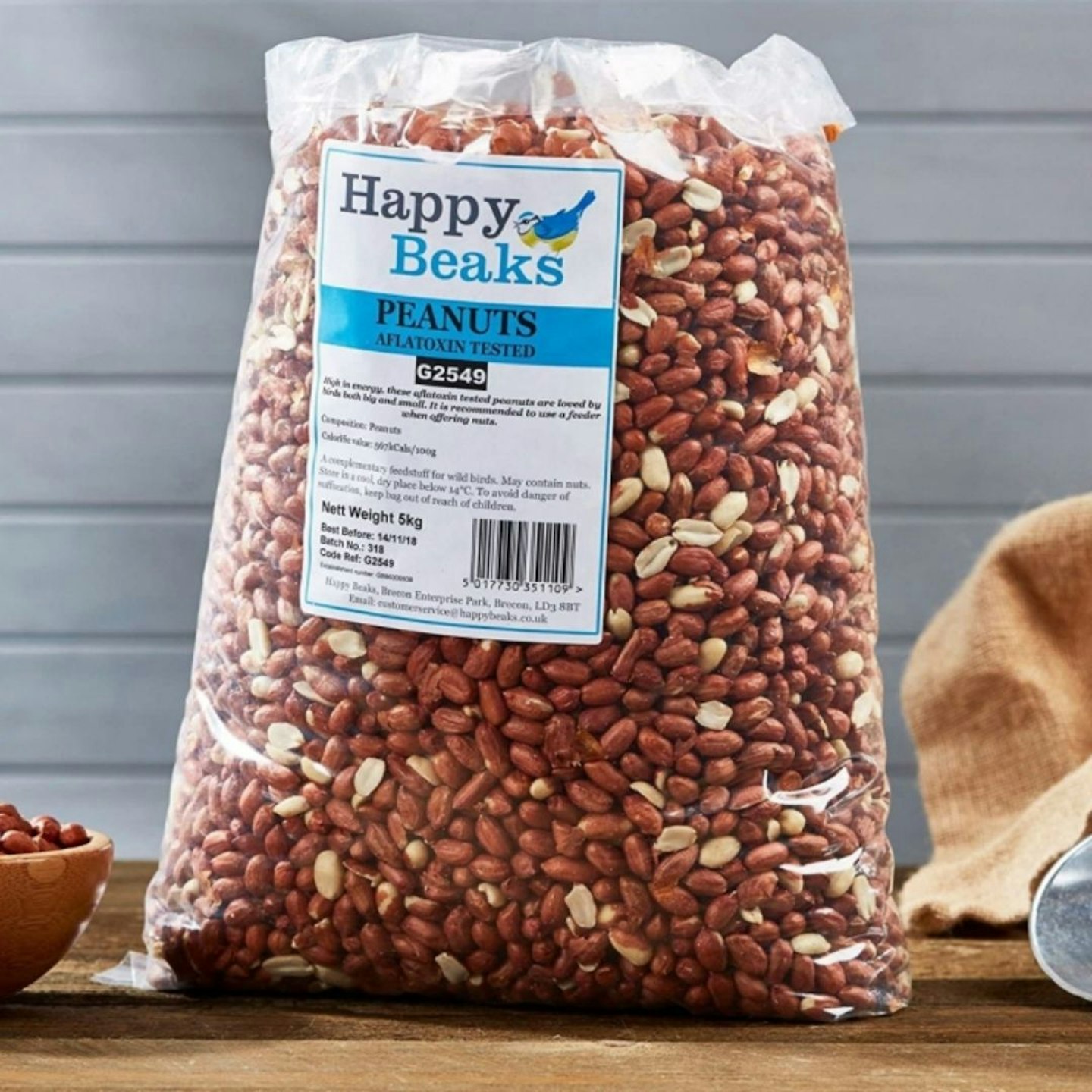 best-bird-food-Happy-Beaks-Peanuts-Wild-Bird-Food-Aflatoxin-Tested-Feed-(5kg)-Premium-Grade-Seed