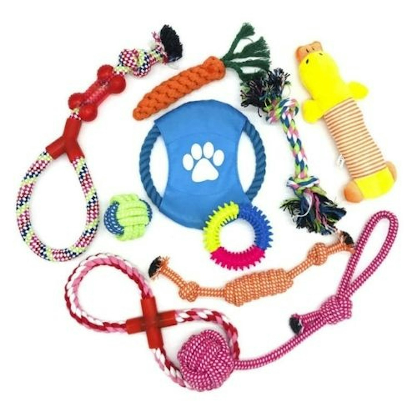 WeFine Dog Chew Toys (Set of 10)