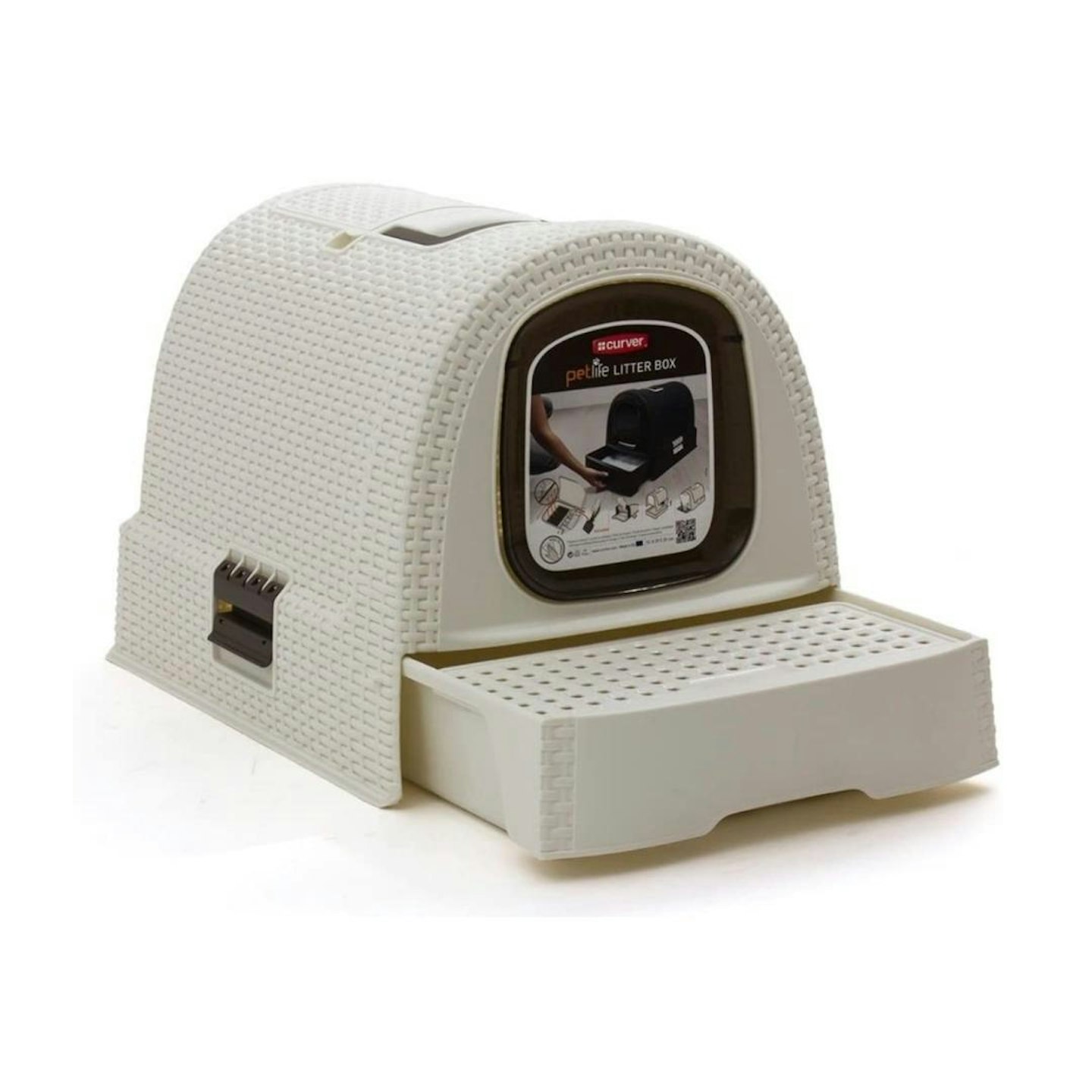 CURVER Cat Toilet House (Litter Scoop and Floor Mat Included)
