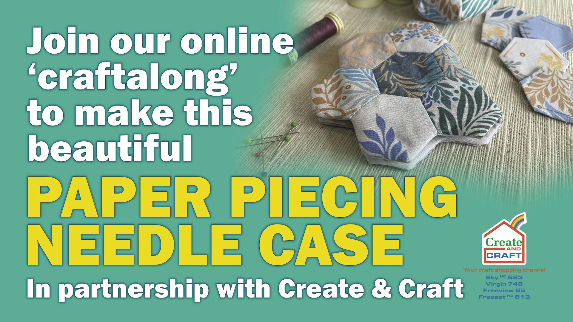 PROJECT 1 English Paper Piecing Needle Case Craft Take a Break