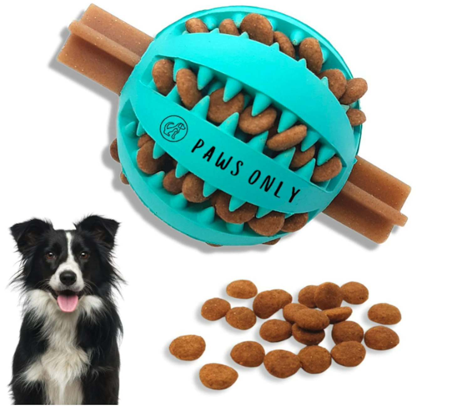 PawsOnlyUK Treat Dispenser Dog Toy Ball