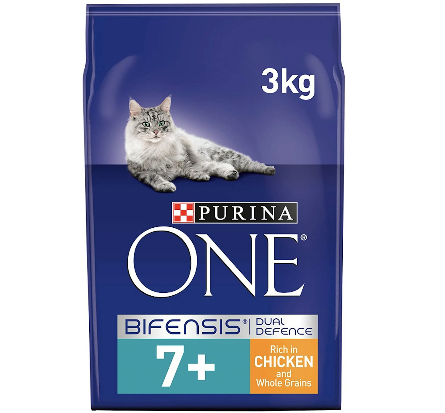 Purina ONE Senior 7+ Dry Cat Food Chicken 3 kg