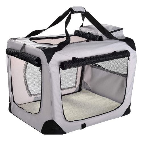 fabric dog cage for car