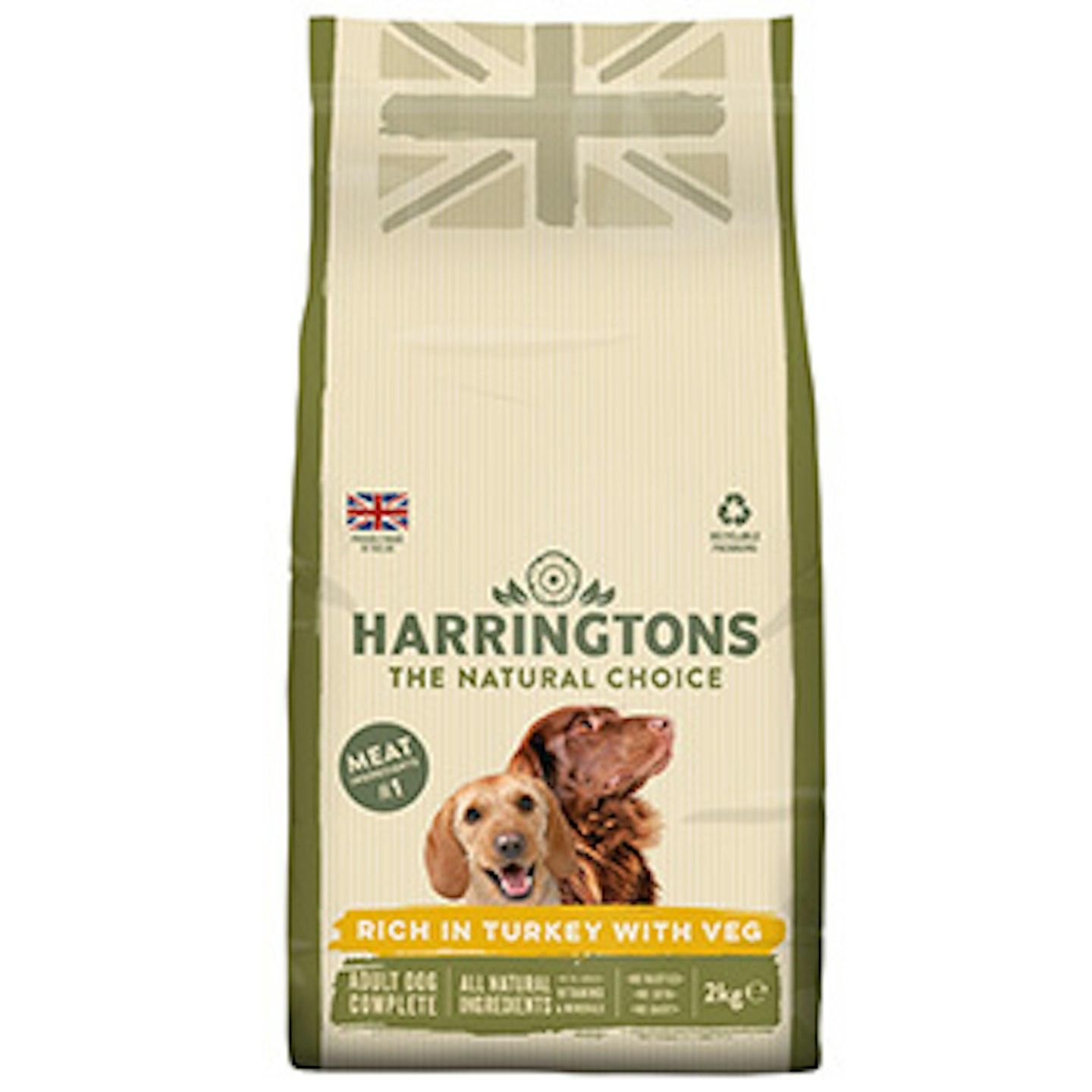 Harringtons Complete Adult Dry Dog Food with Turkey and Veg