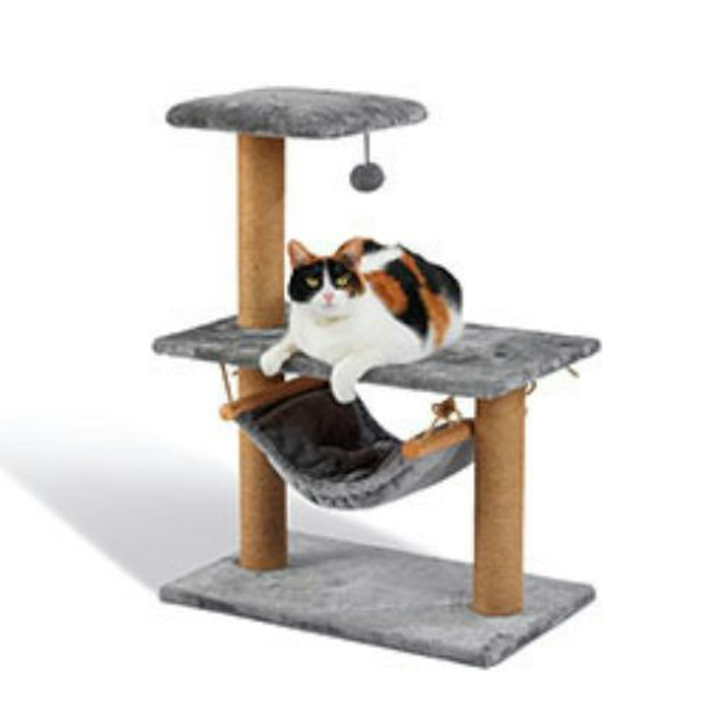 Pets at Home Hudson Hammock Cat Tower Grey