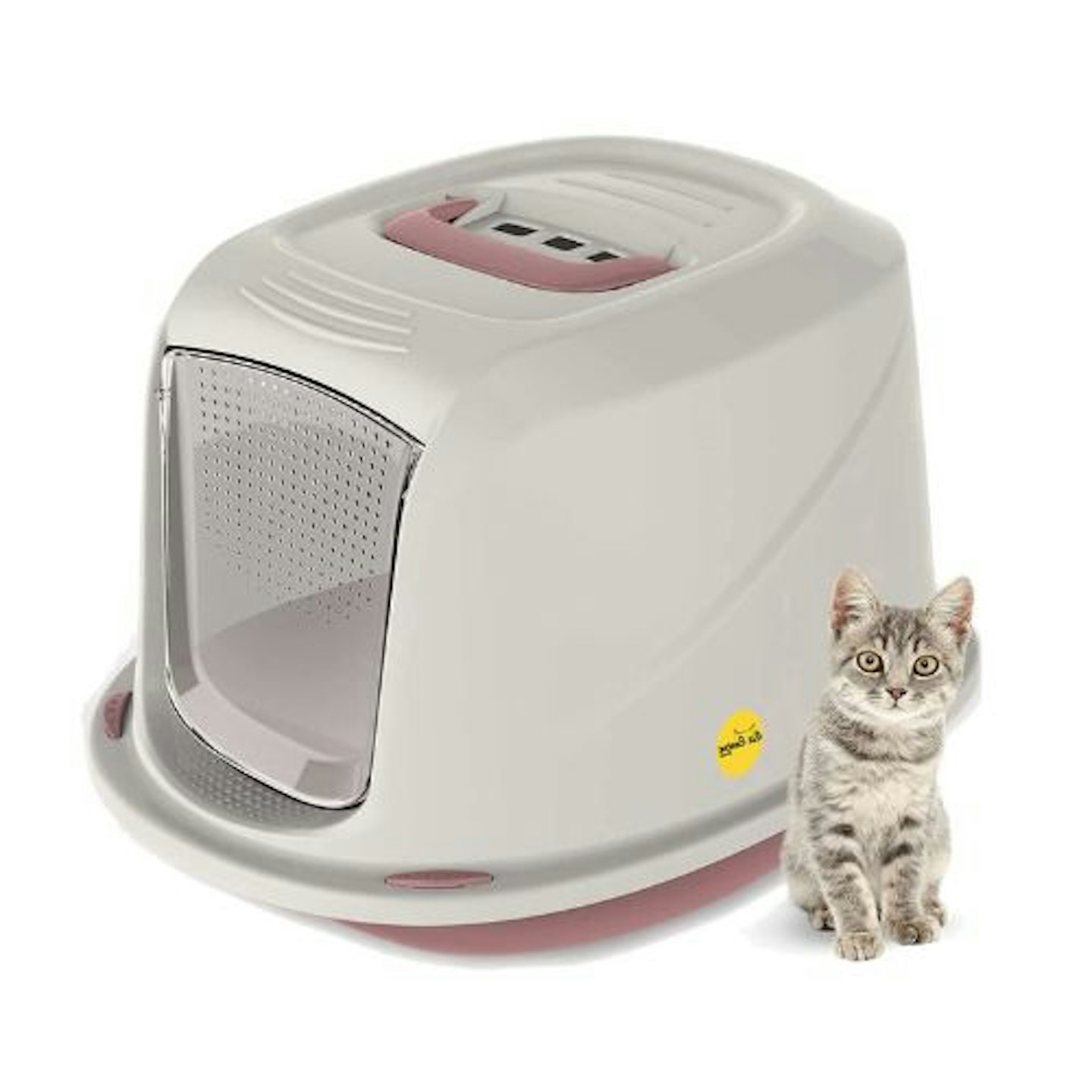 Small Cat and Kitten Galaxy Hooded Litter Tray