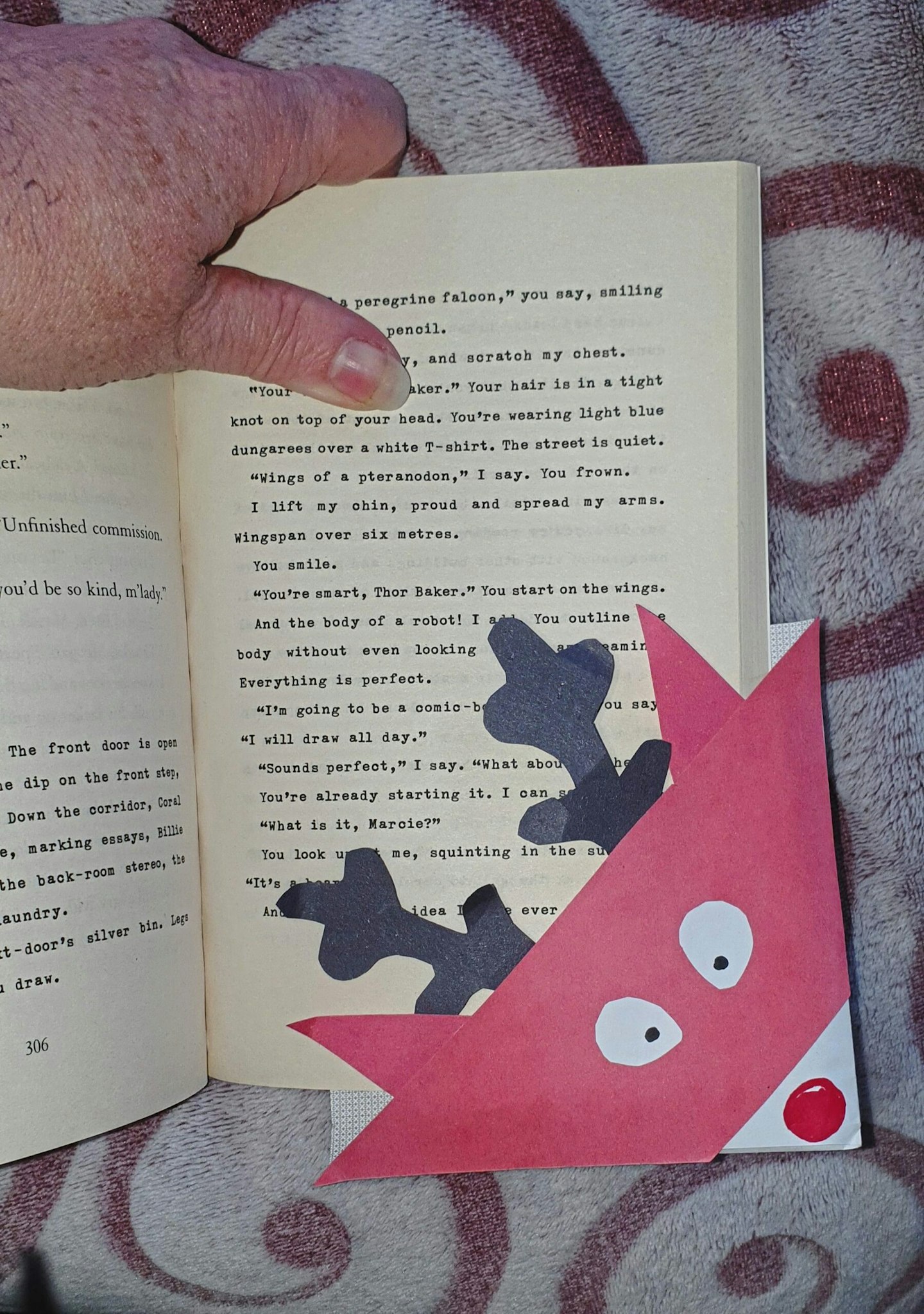 Reindeer bookmark