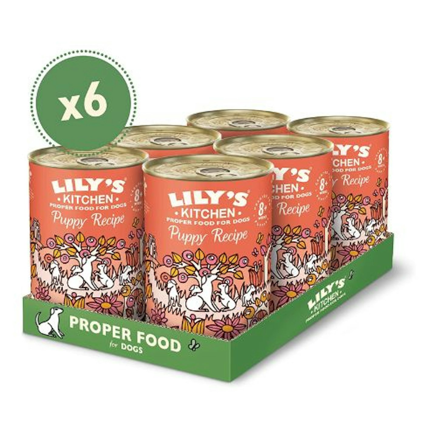 Lily's Kitchen, Complete Wet Puppy Food Chicken Dinner (Pack of 6)
