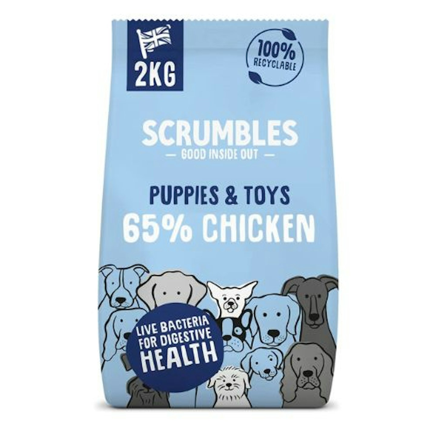 Scrumbles Natural Gluten-Free Food For Puppies And Adult Toy Breeds