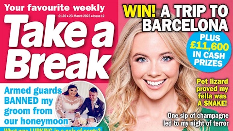 Sneak peek at issue 12’s cover stories Magazine Take a Break Sneak peek at issue 12’s cover stories Magazine Take a Break