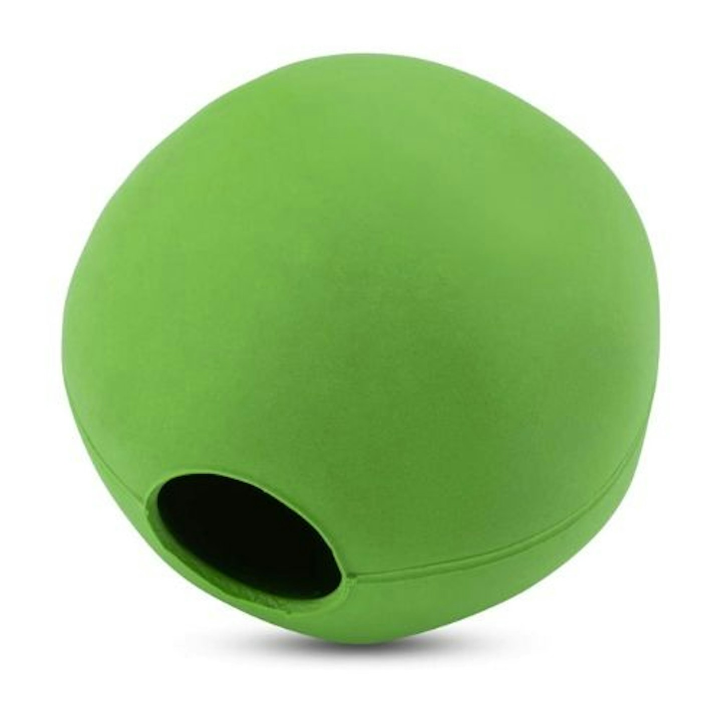 Beco Dog Ball - Eco Friendly Natural Rubber Hollow Chew Toy for Dogs - Extra Strong - Small - Green