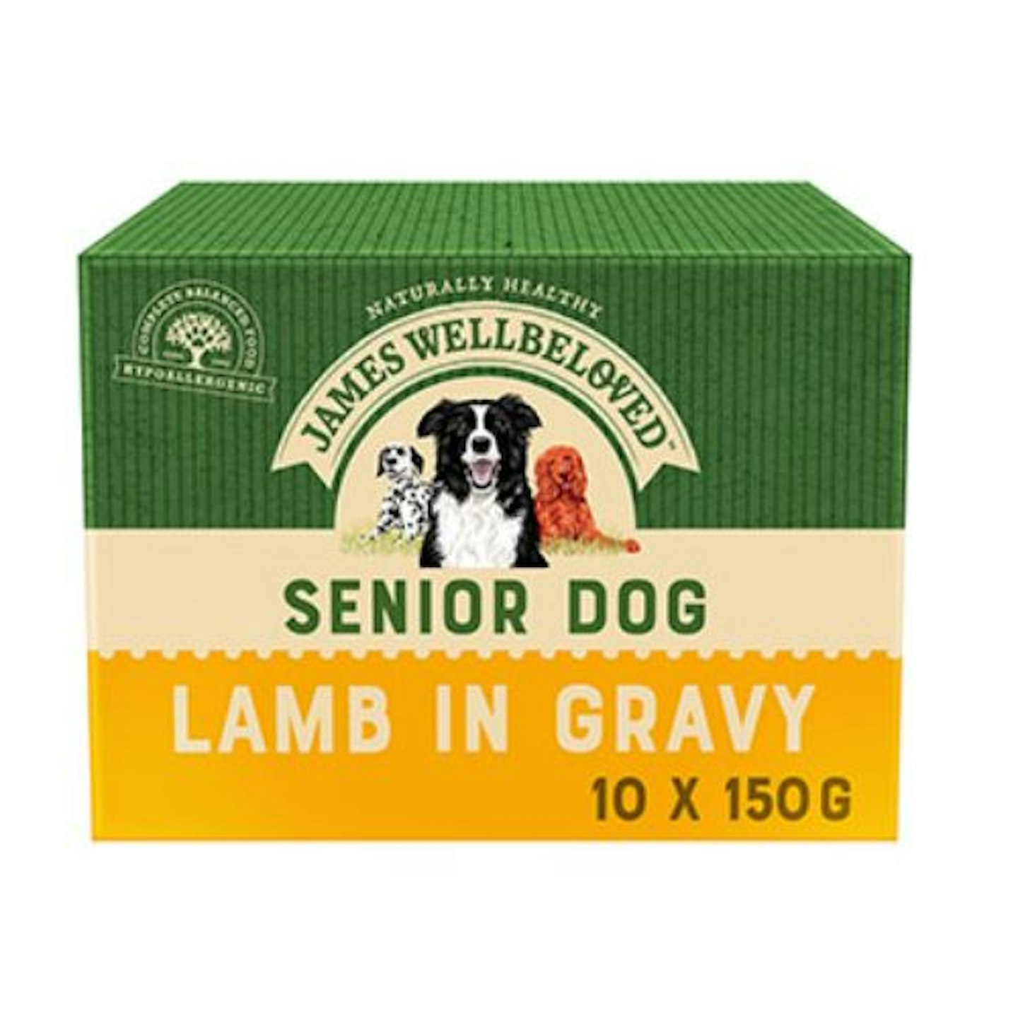 James Wellbeloved Senior Wet Dog Food Lamb in Gravy Multipack