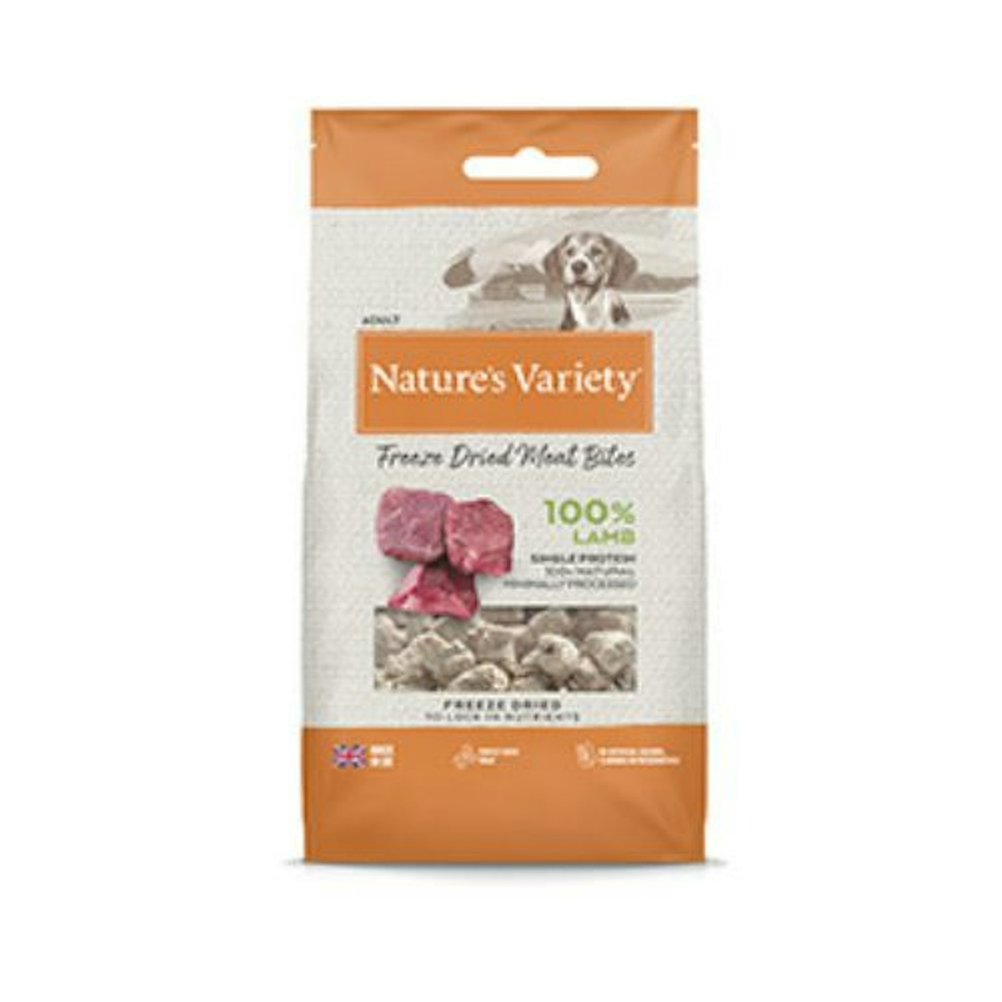Natures Variety Freeze Dried Meat Bites Adult Dog Food Lamb