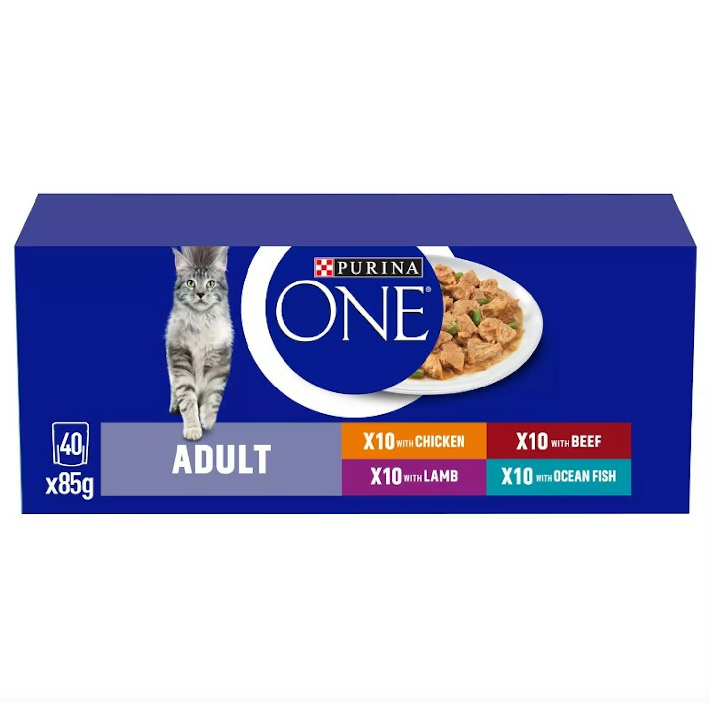 PURINA ONE Adult Mini Fillets Selection Cat Food