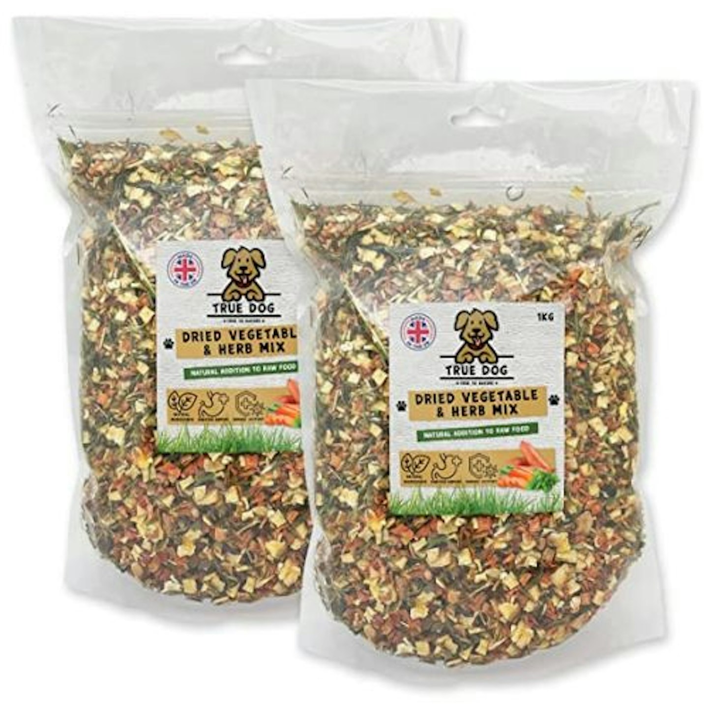 True Dog Dried Vegetable and Herb Mix for Dogs