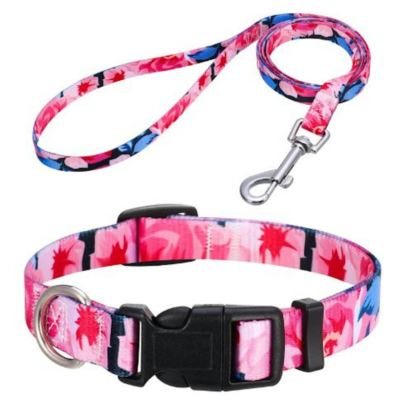 Heyu-Lotus Dog Collar and Lead Set