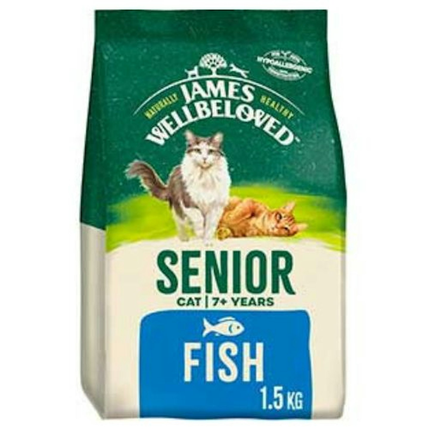  James Wellbeloved, Dry Senior Cat Food Fish