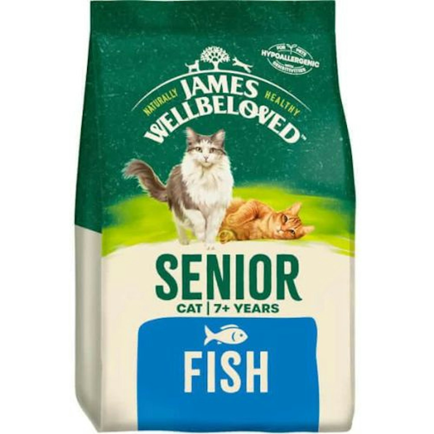 James Wellbeloved Dry Senior Cat Food Fish