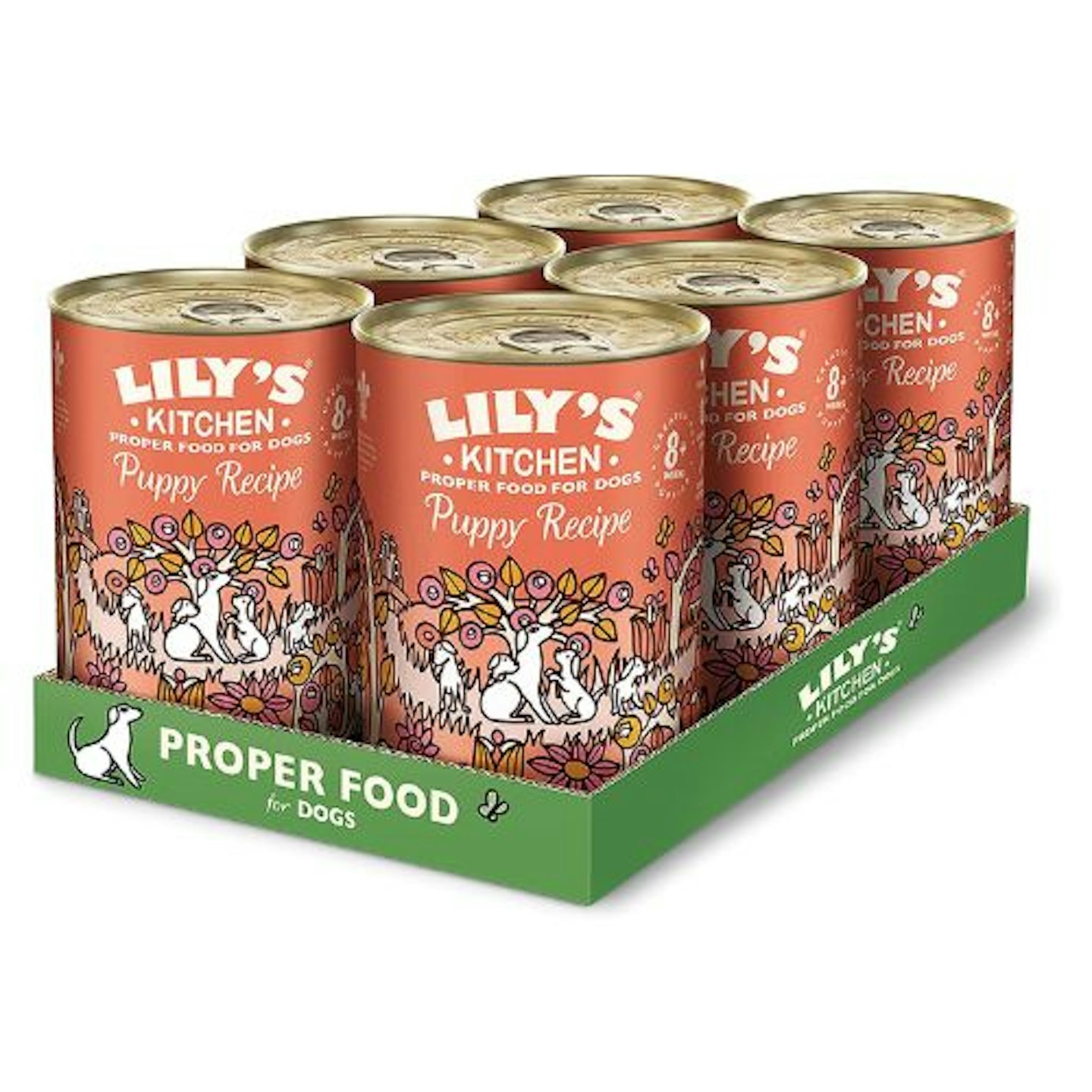 Lily's Kitchen, Puppy Recipe with Chicken Wet Dog Food - 6 x 400g