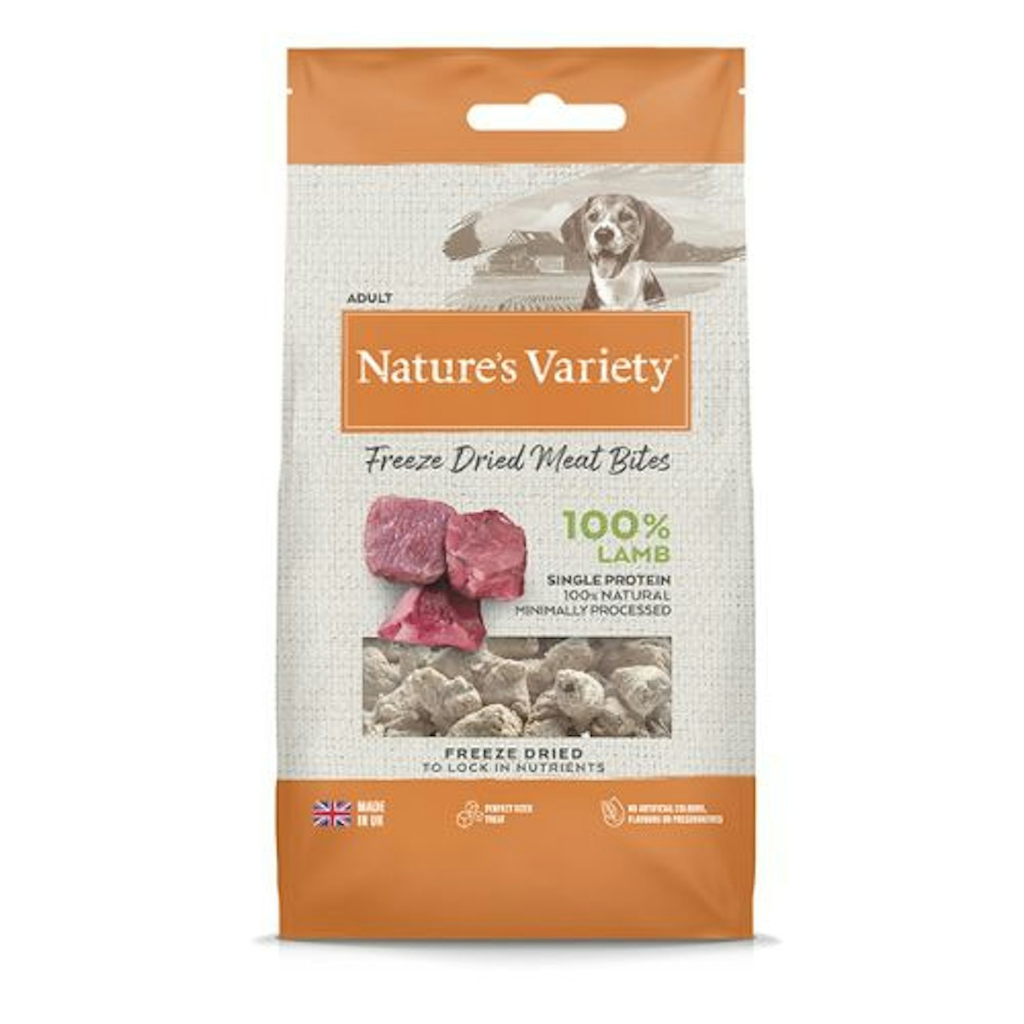 Natures Variety Freeze Dried Meat Bites Adult Dog Food Lamb