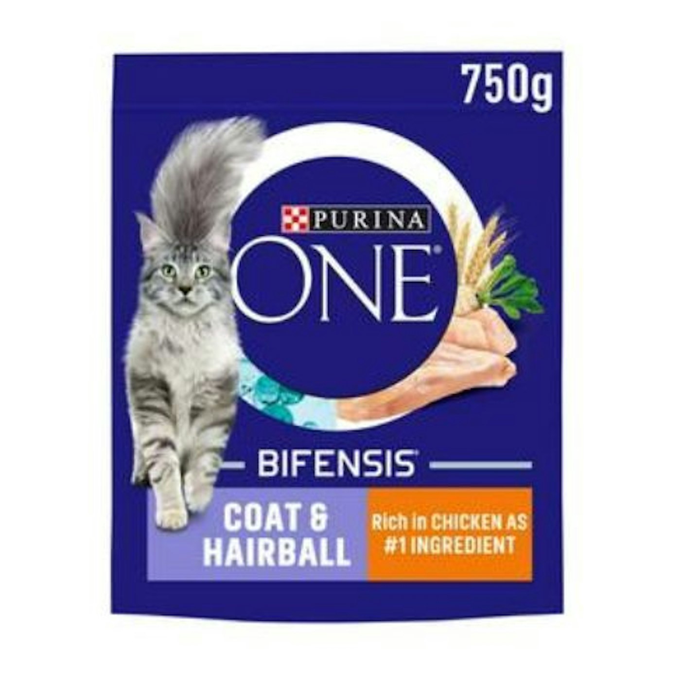 Purina One Coat And Hairball Dry Cat Food Chicken