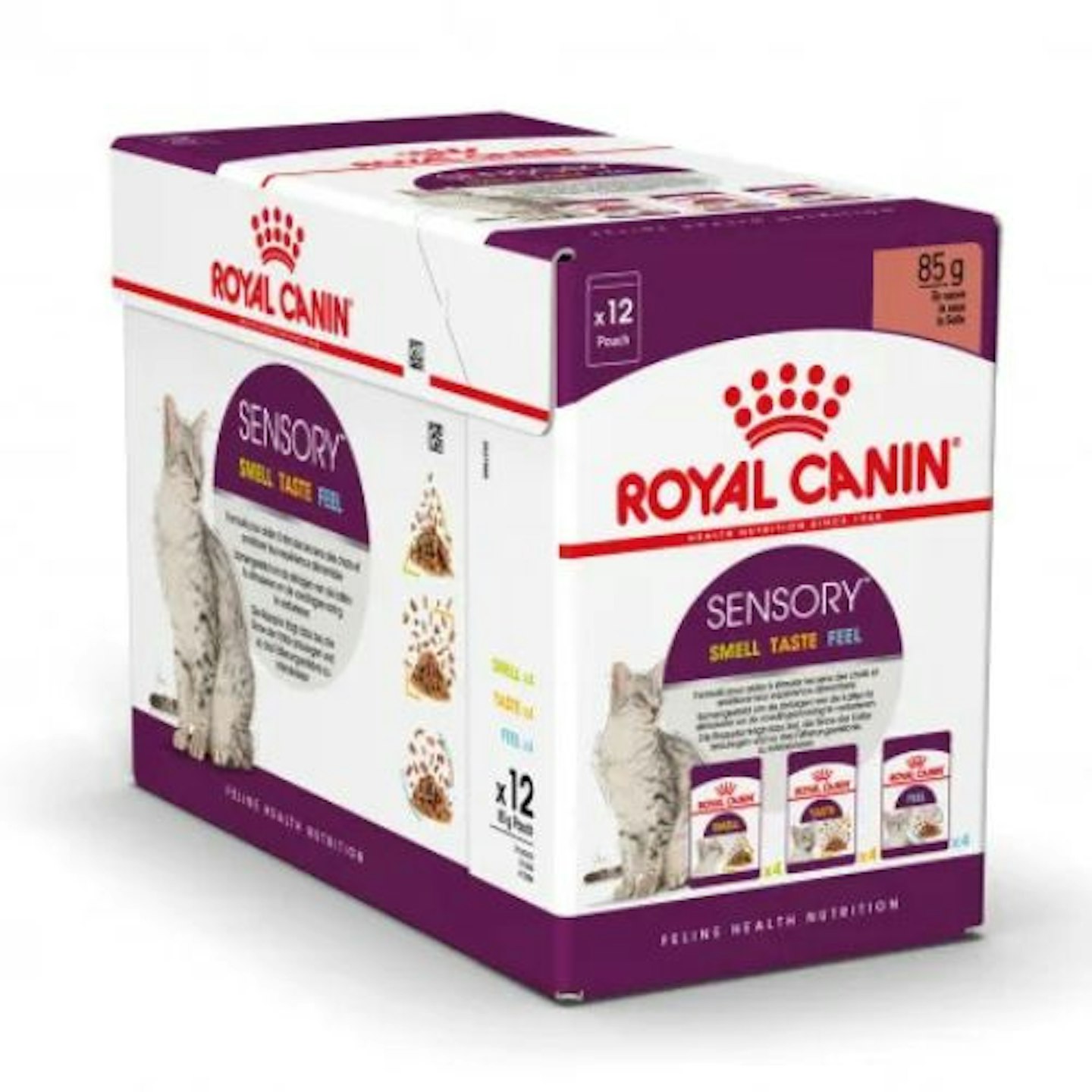 Royal Canin Feline Health Nutrition Sensory Wet Cat Food in Gravy 12 x 85g