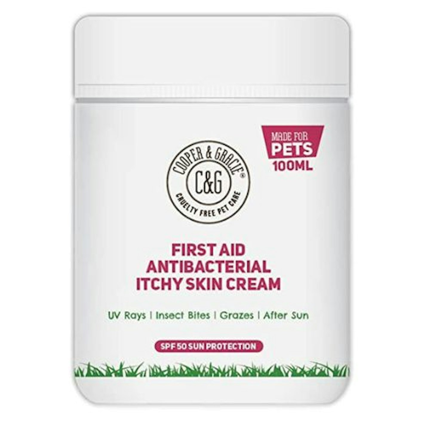 C&G Pets First Aid Antibacterial Itchy Skin Cream With SPF 50