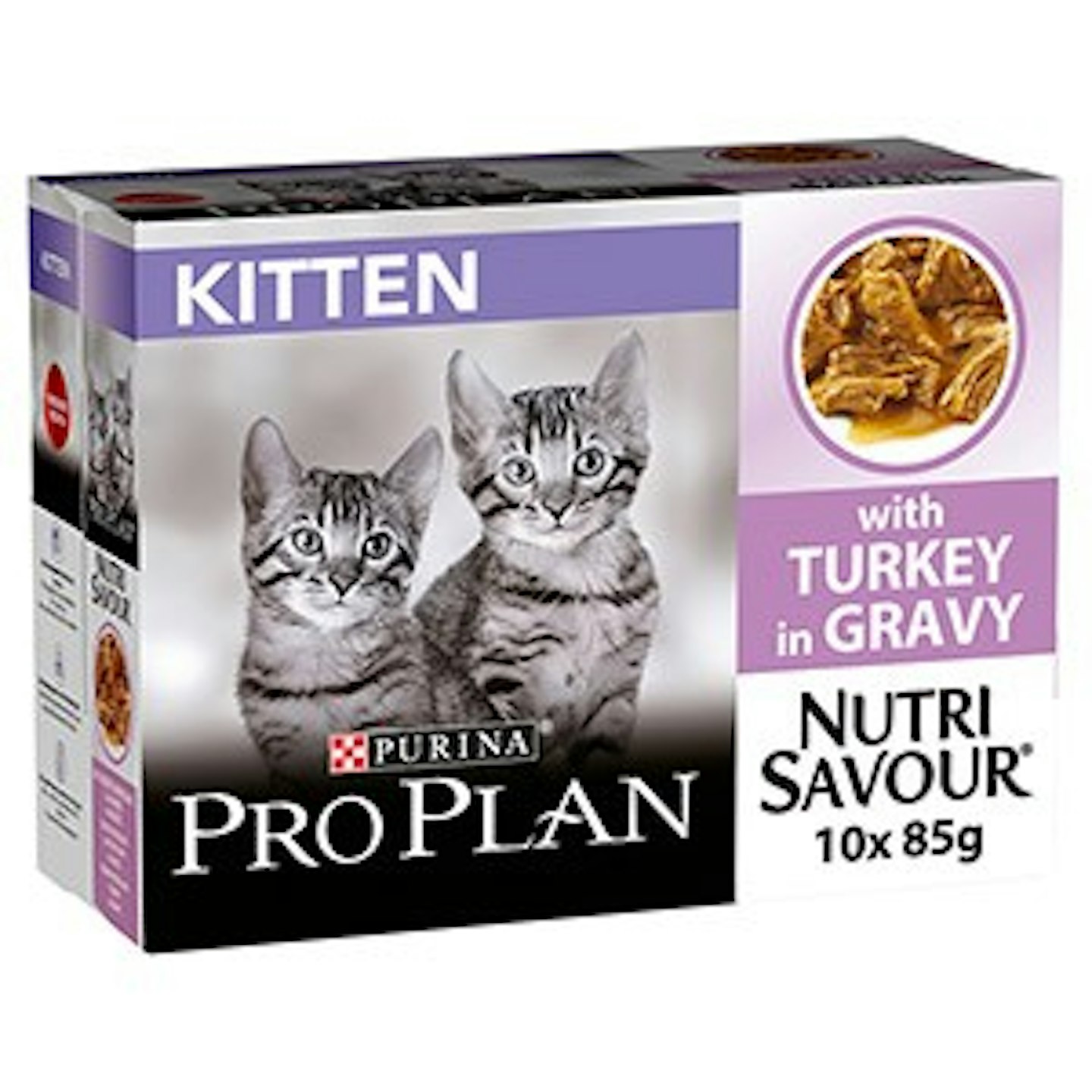Pro Plan Nutrisavour Wet Kitten Food Turkey 10x85g Pouches