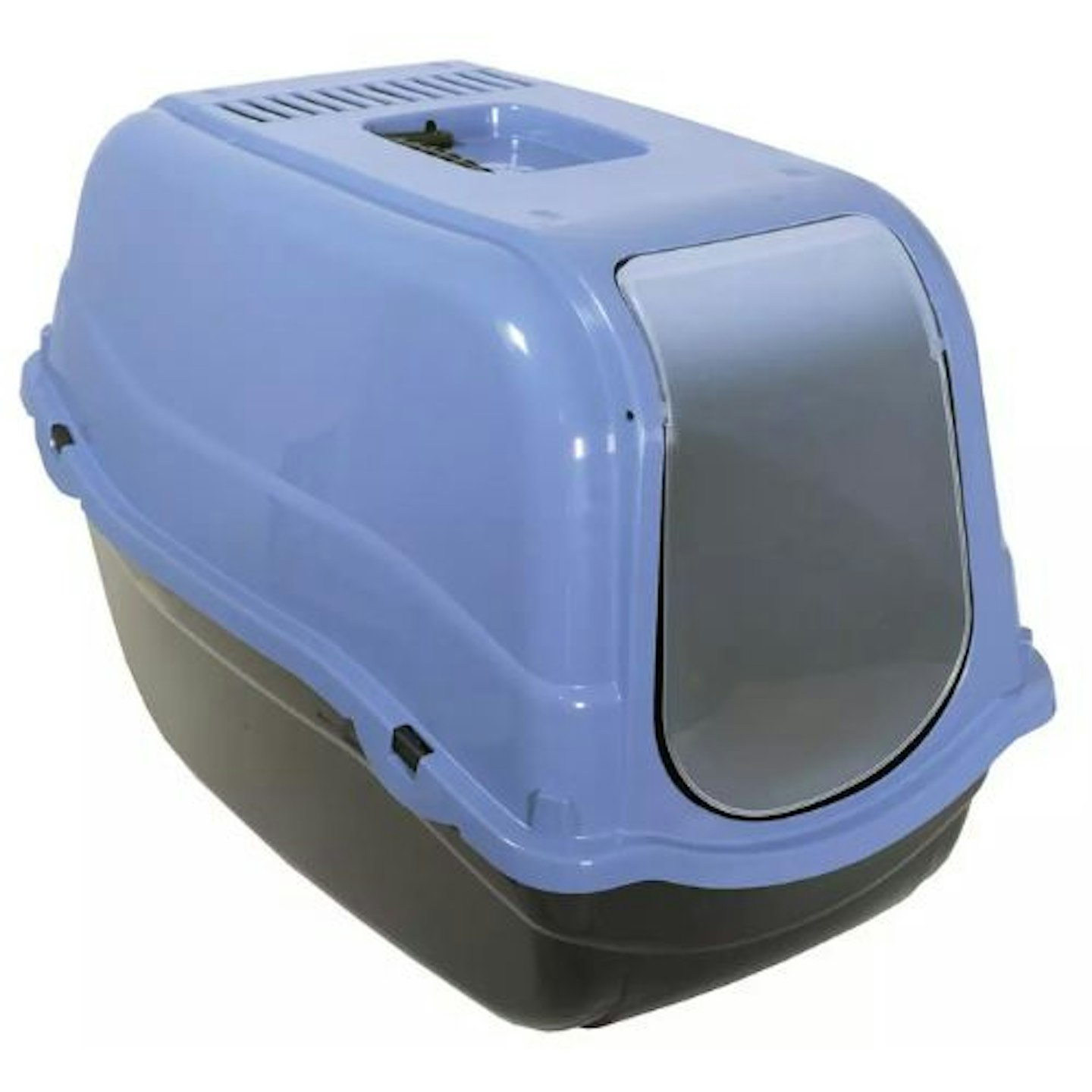 Rosewood Eco Hooded Cat Toilet - Blue
