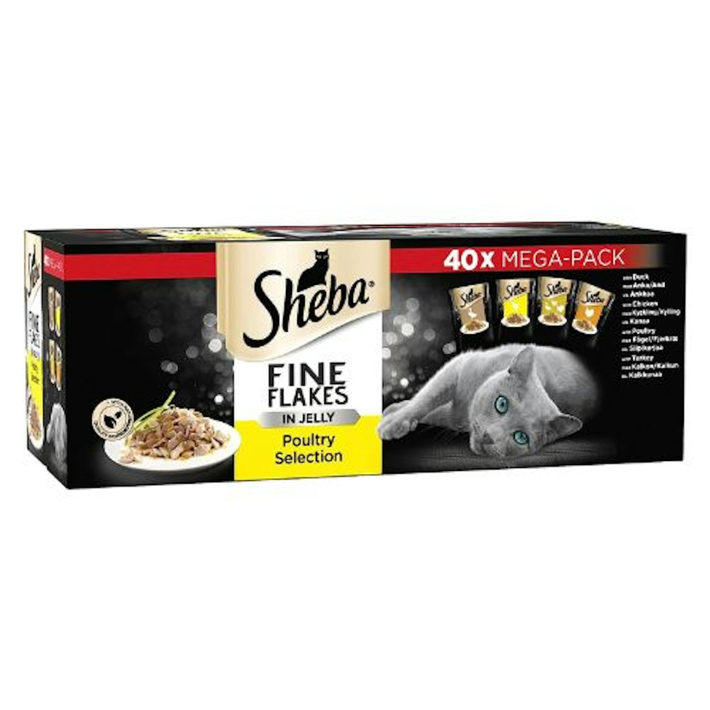 Sheba Fine Flakes Poultry Collection in Jelly