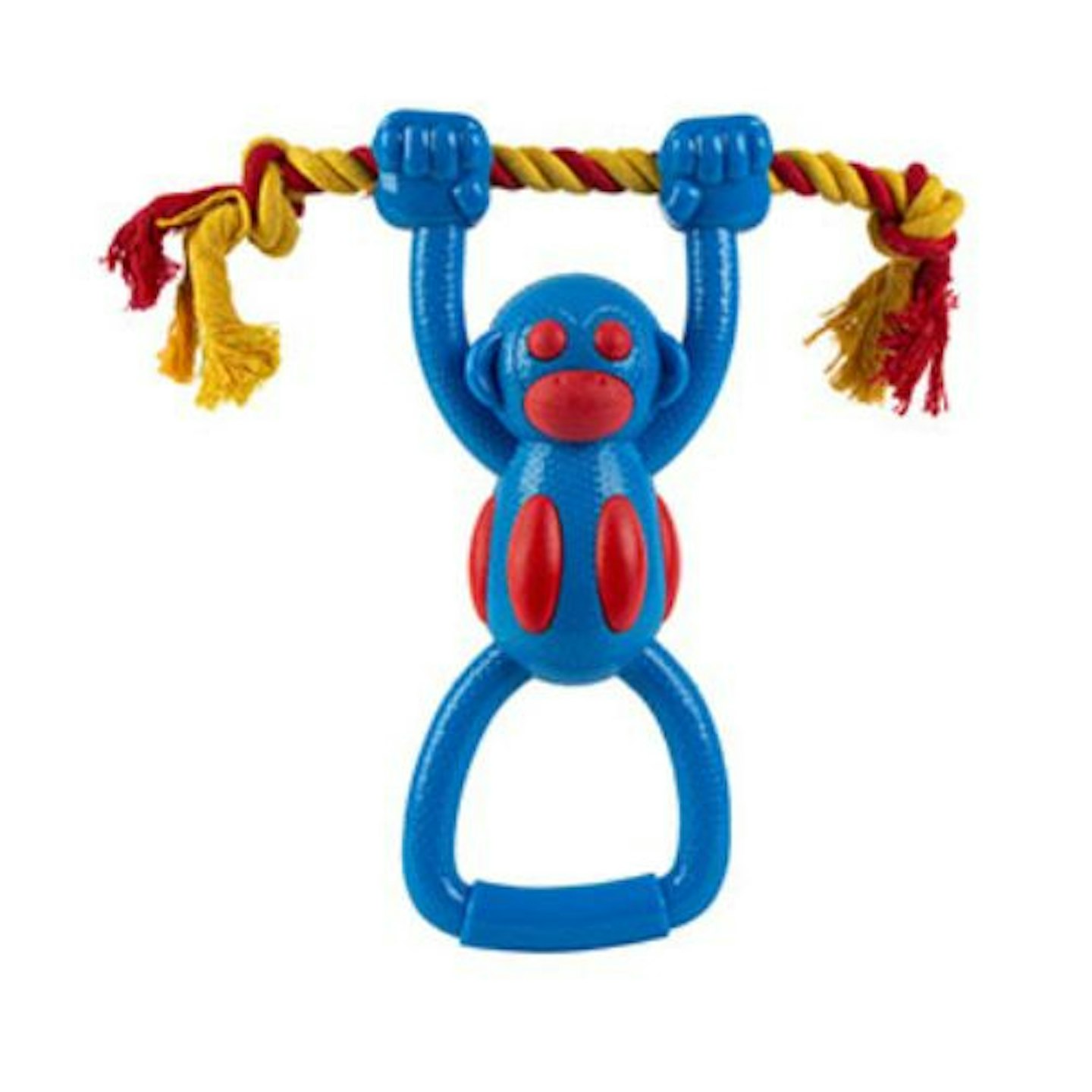 Ruffer and Tuffer TPR Monkey with Rope Dog Toy