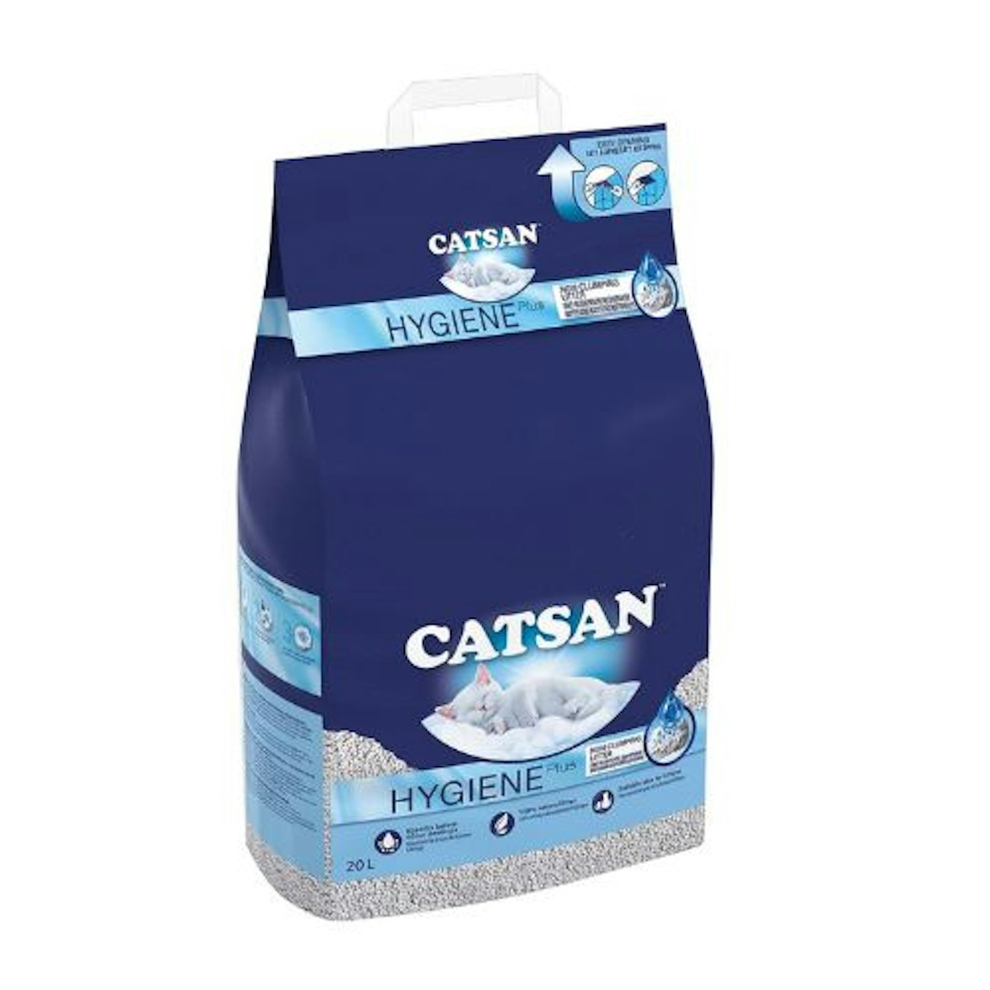  Catsan Hygiene Plus Cat Litter White, 20L