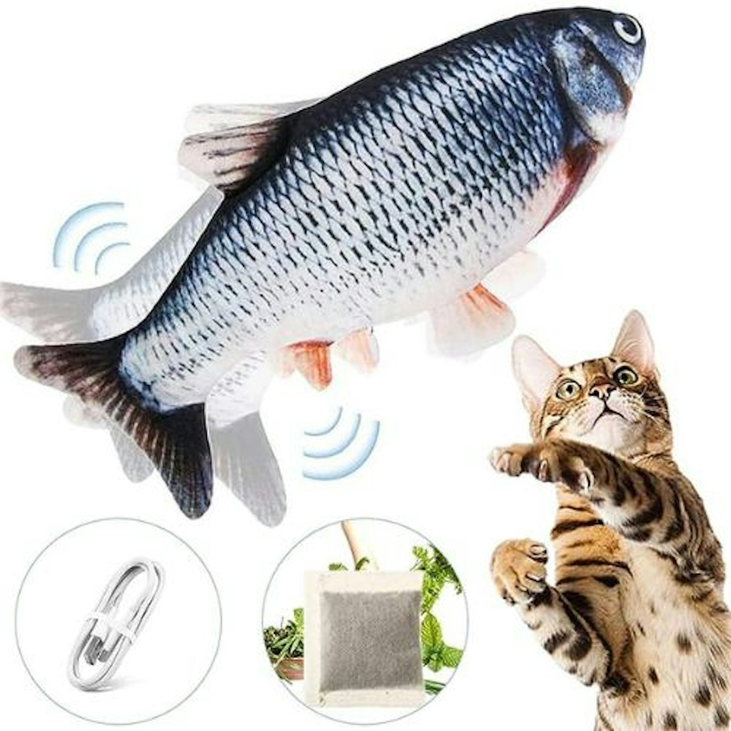 IOKHEIRA Interactive Cat Toy, Cat Toys for Indoor Cats Interactive