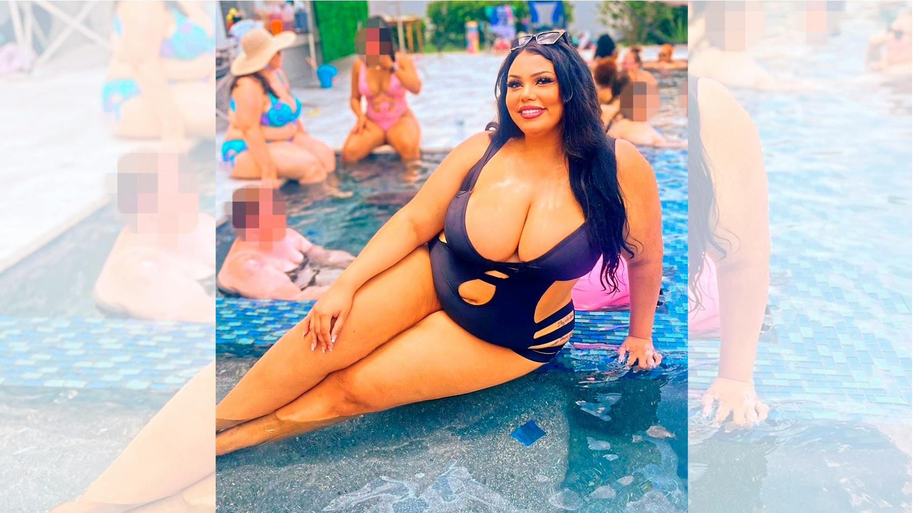 plus size model skinny boyfriend