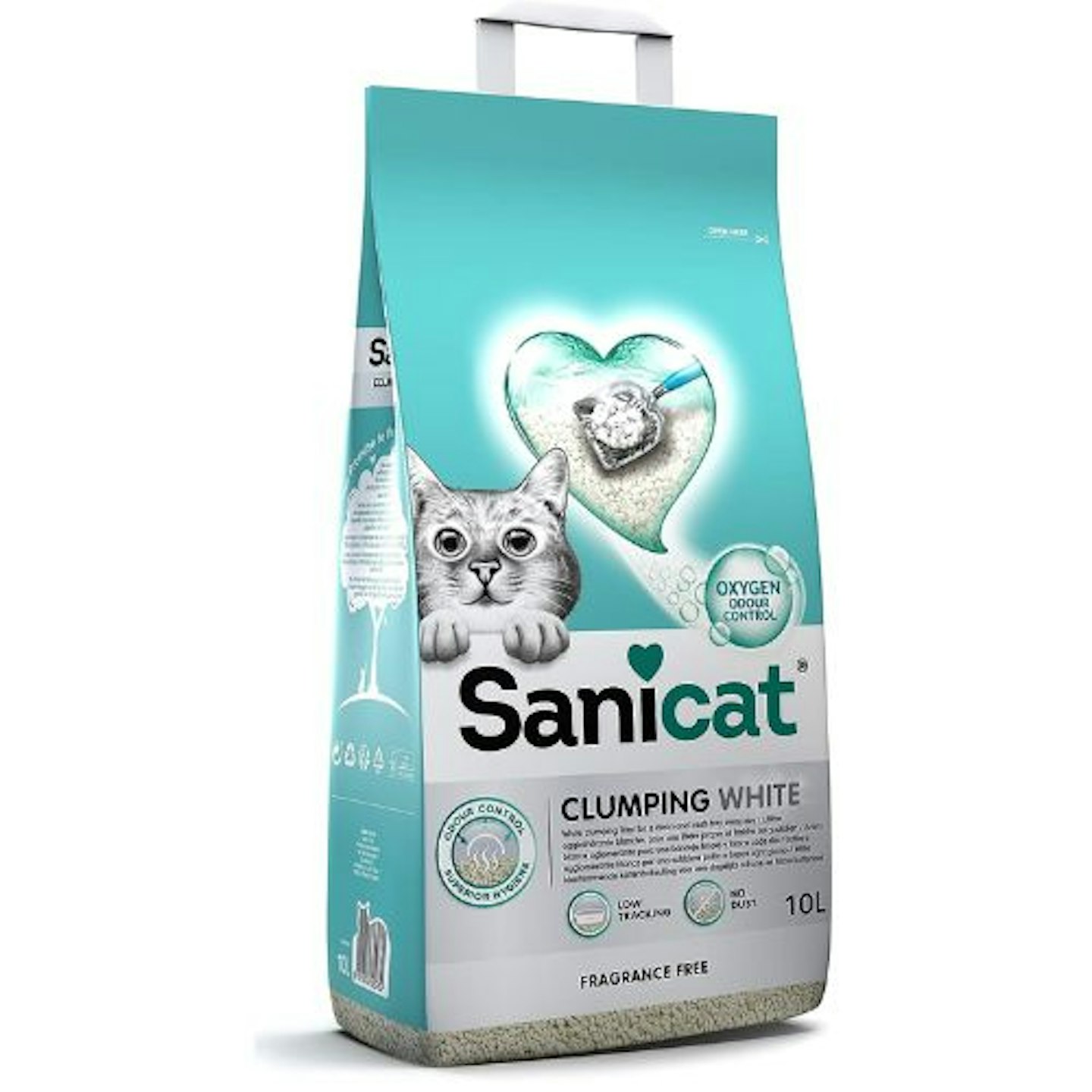 Sanicat - Clumping White Unscented Cat Litter