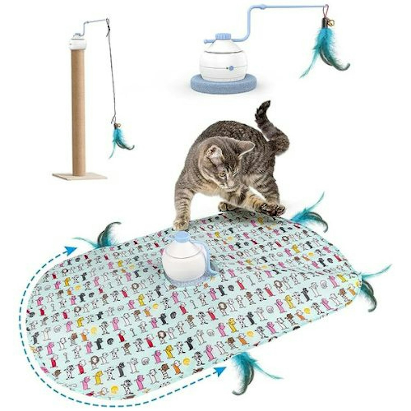 Tyasoleil Interactive Cat Toys 3-in-1
