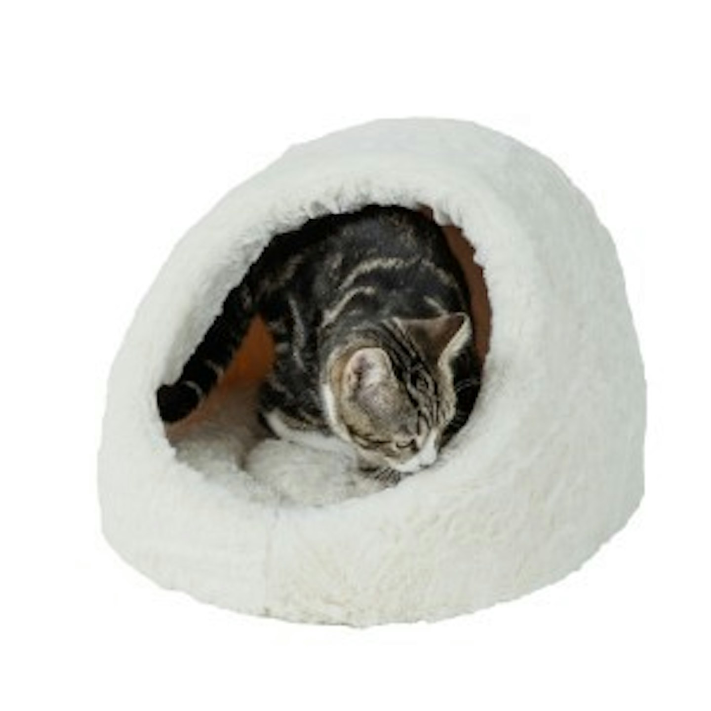 Baby Bea Cream Hooded Cat Bed