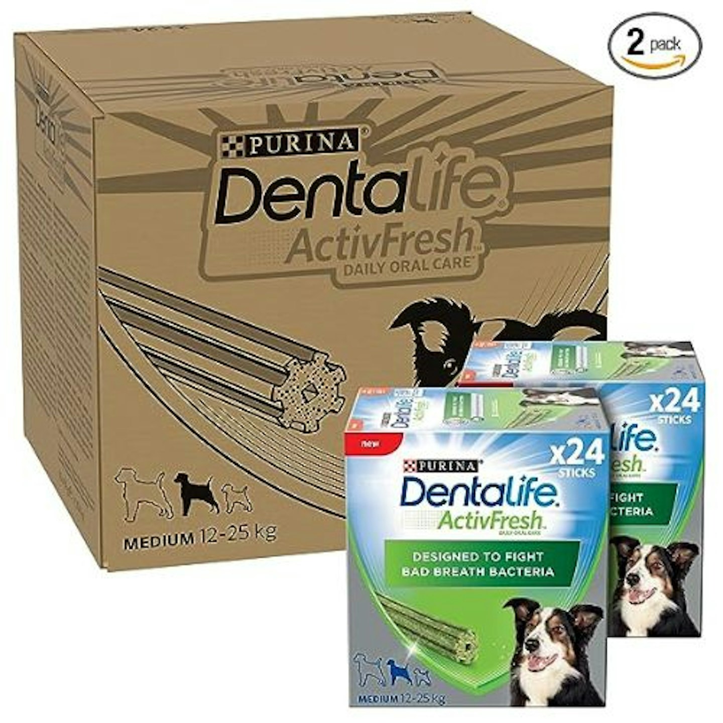 Dentalife ActivFresh Medium Dog Dental Sticks