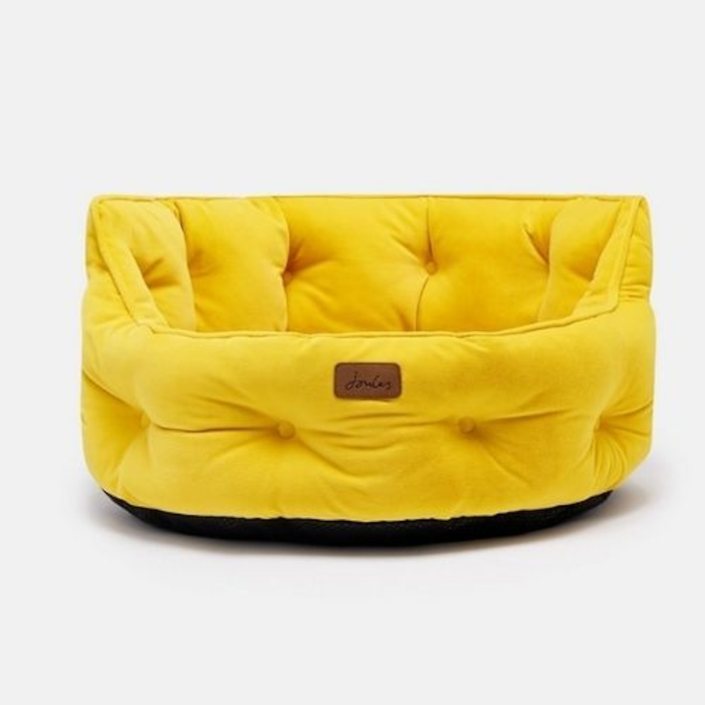 Joules Chesterfield Pet Bed Yellow