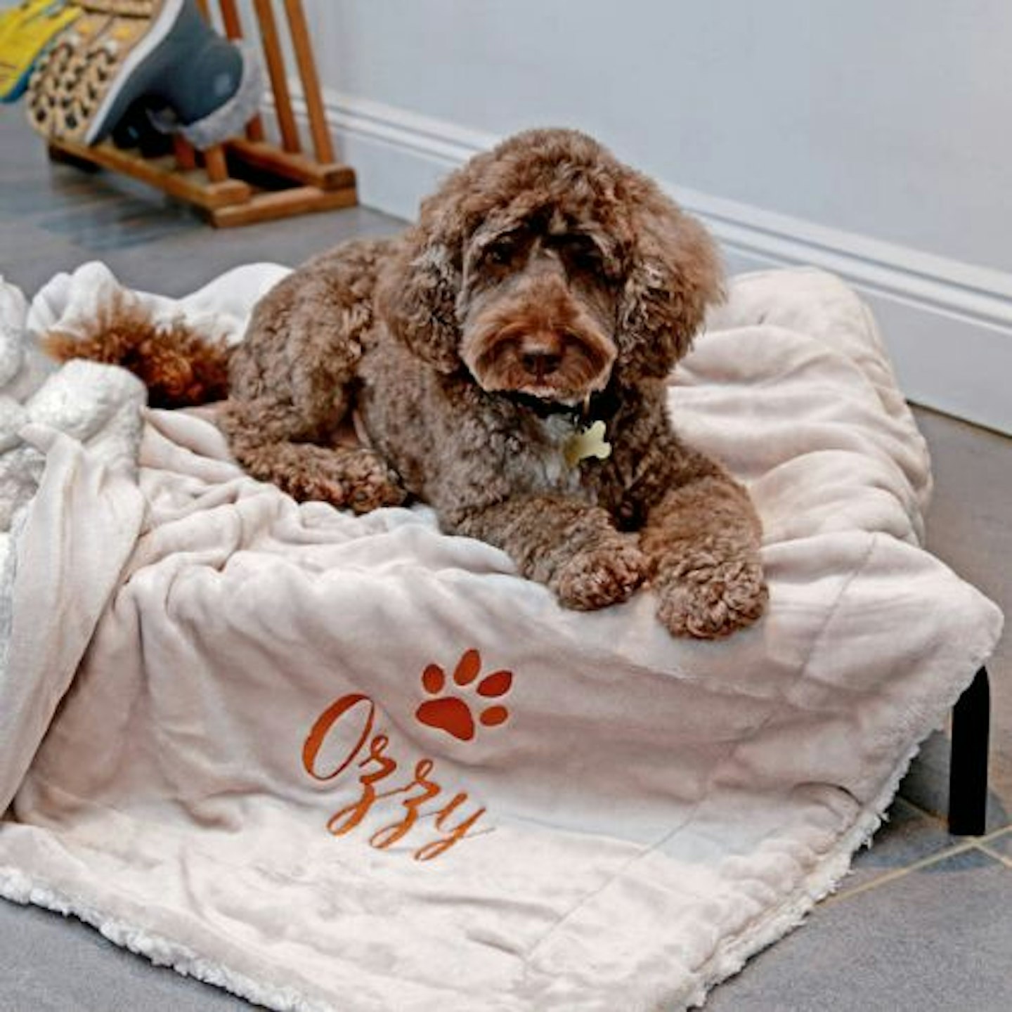 Personalised Luxury Sherpa Dog Blanket