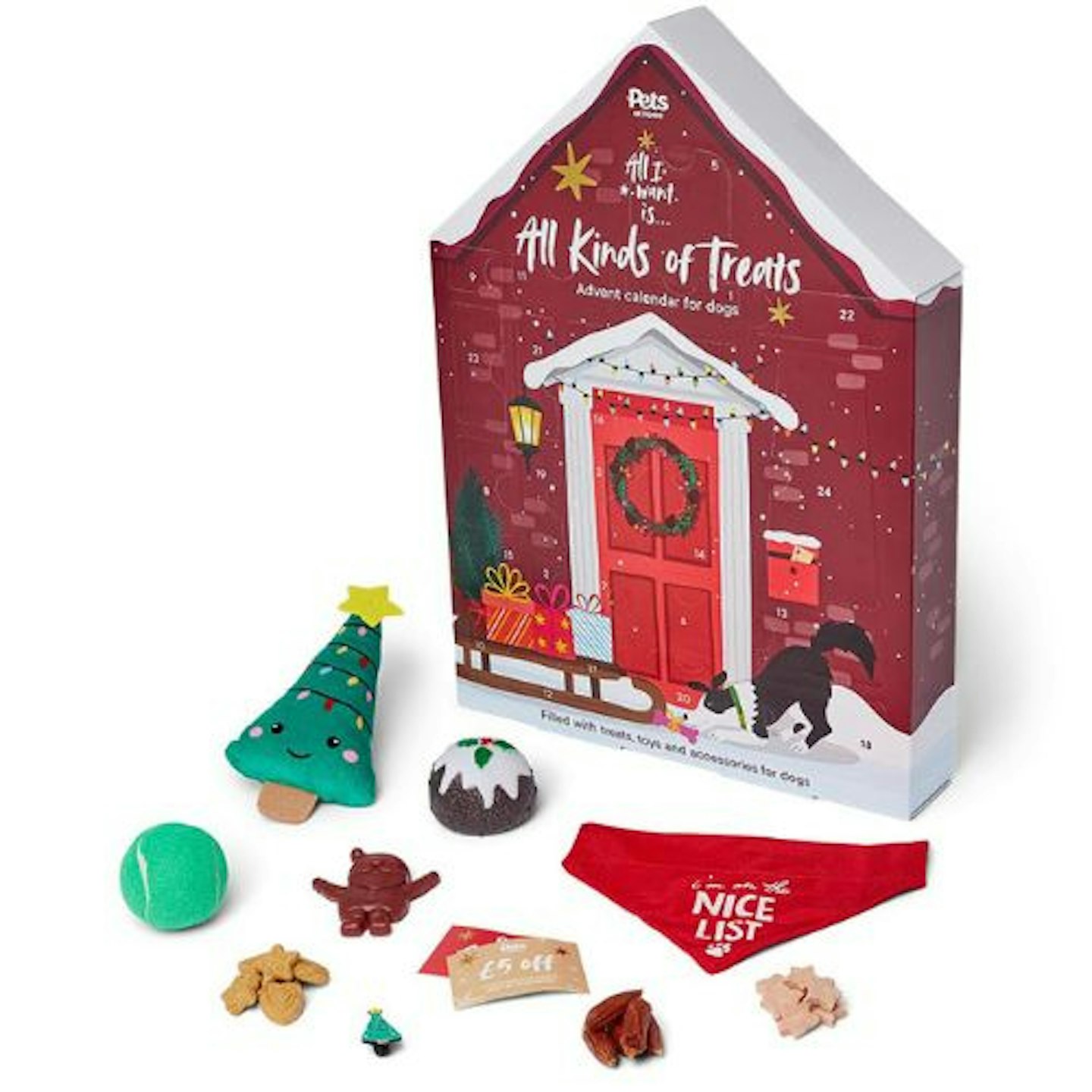 Pets at Home Christmas Giant Treat Advent Calendar For Dogs