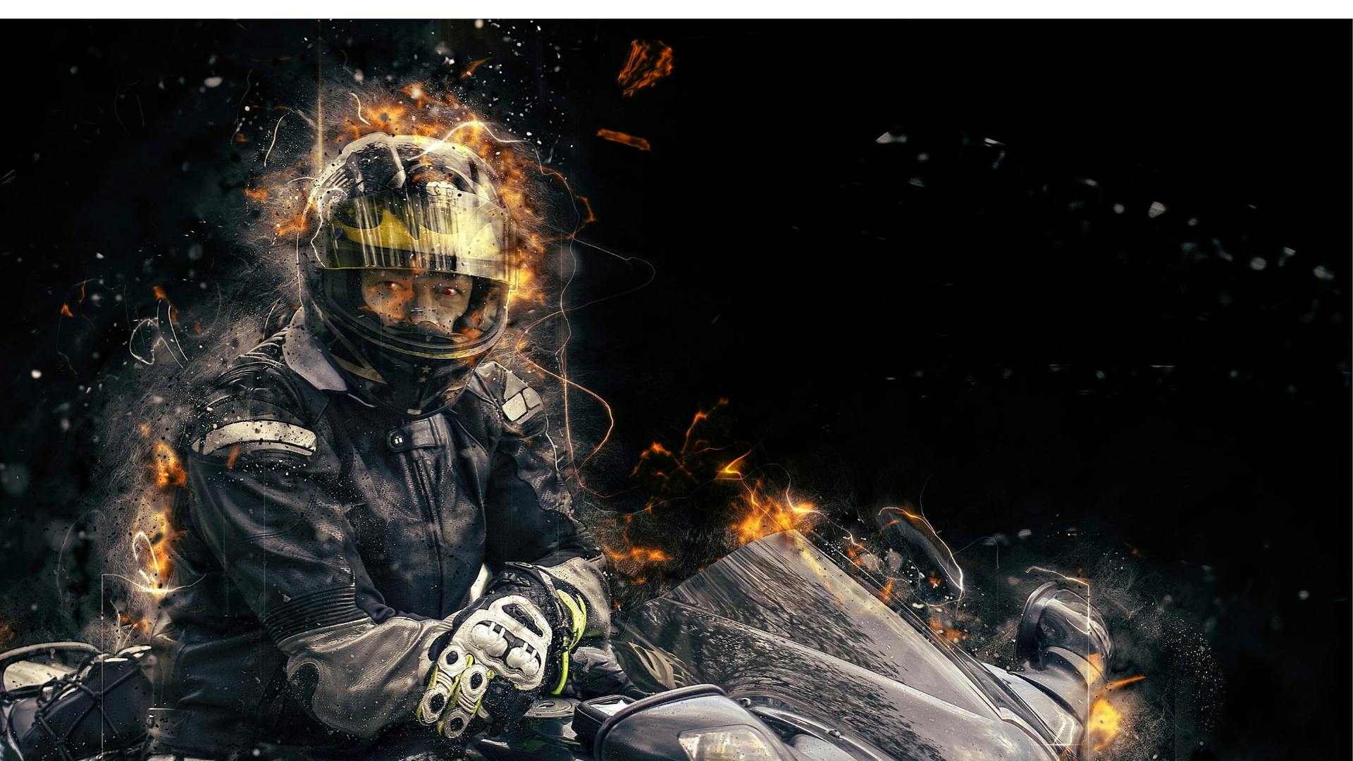 An angry biker came back to haunt me