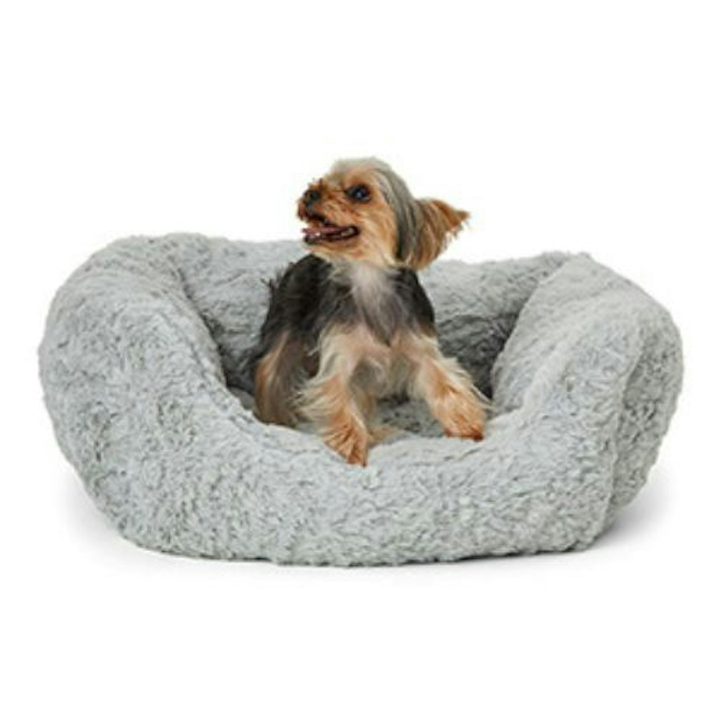 Pets at Home Heated Square Puppy Bed Grey