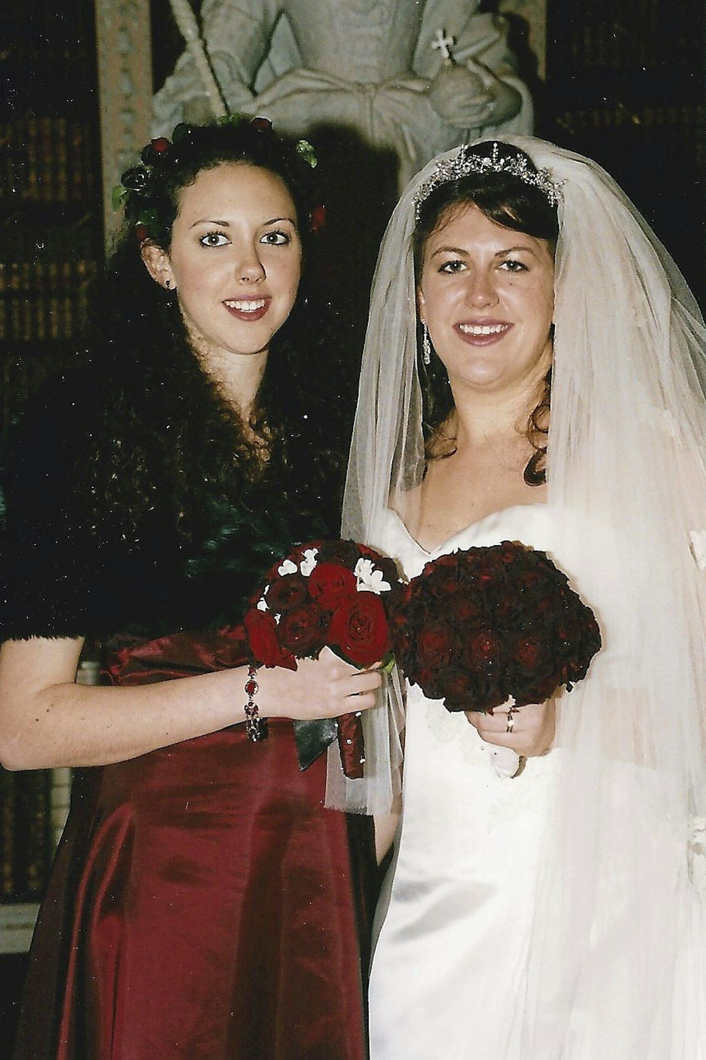 Jo and me on my wedding day