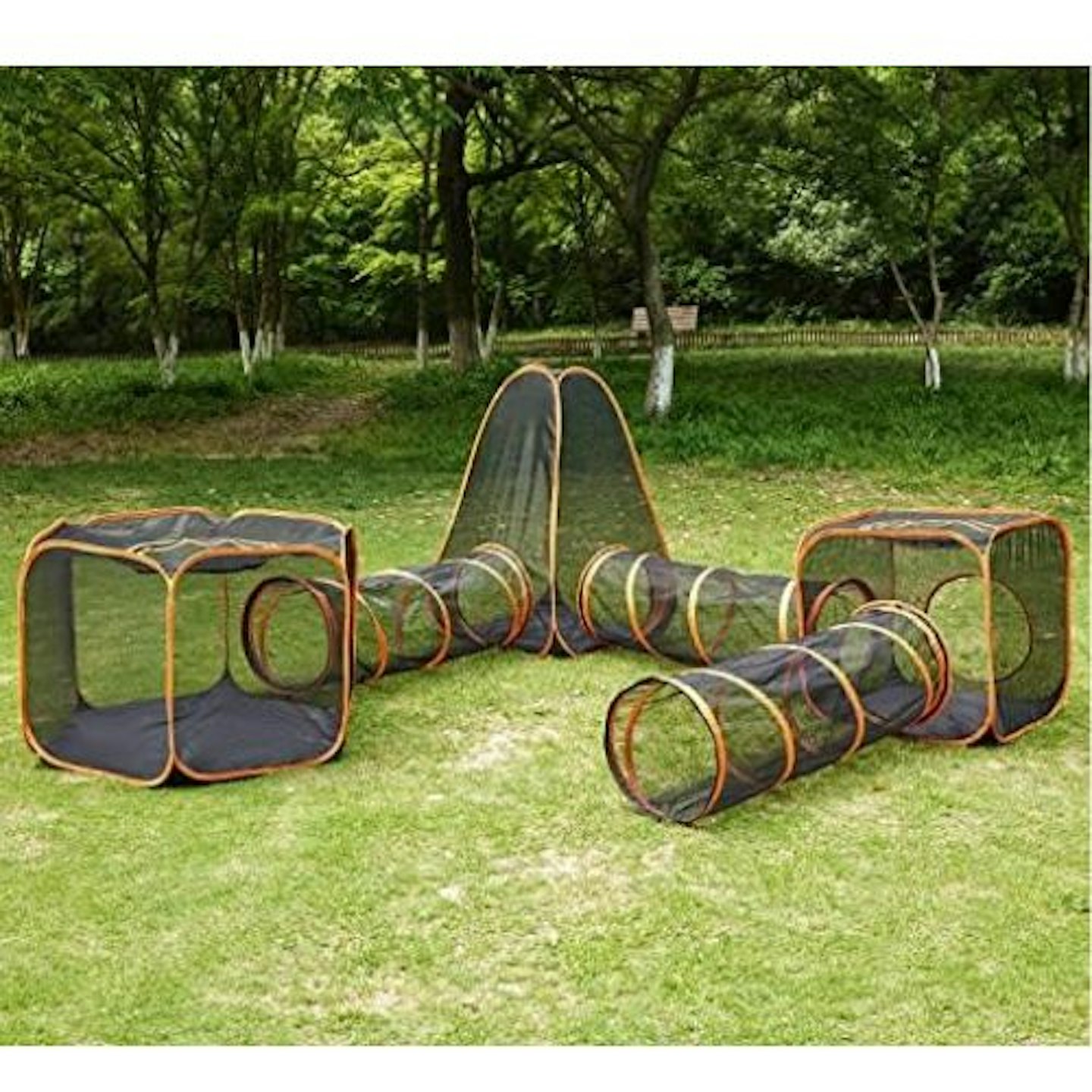 6-in-1 Cat Tent with Cat Tunnel